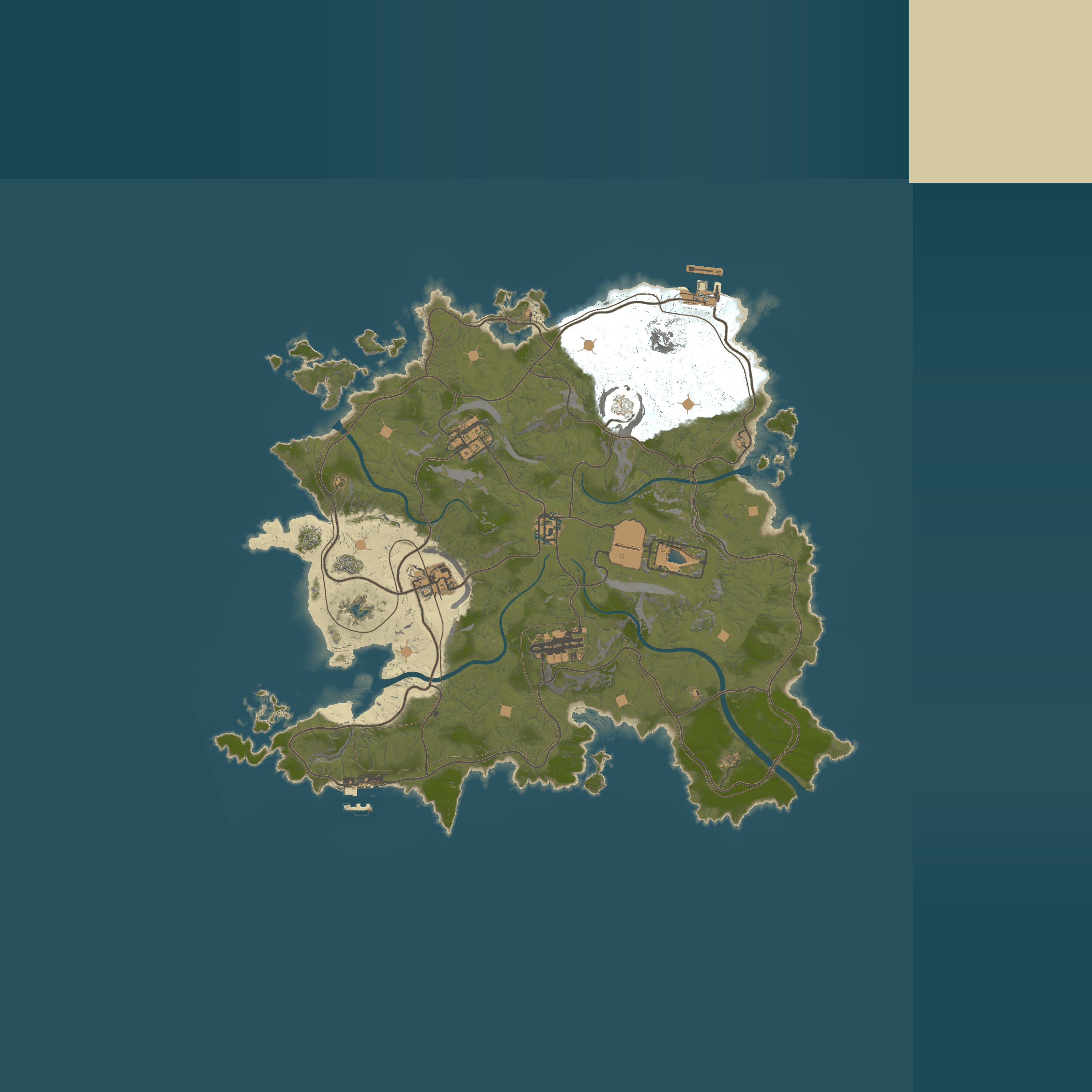Map for A Rust Server