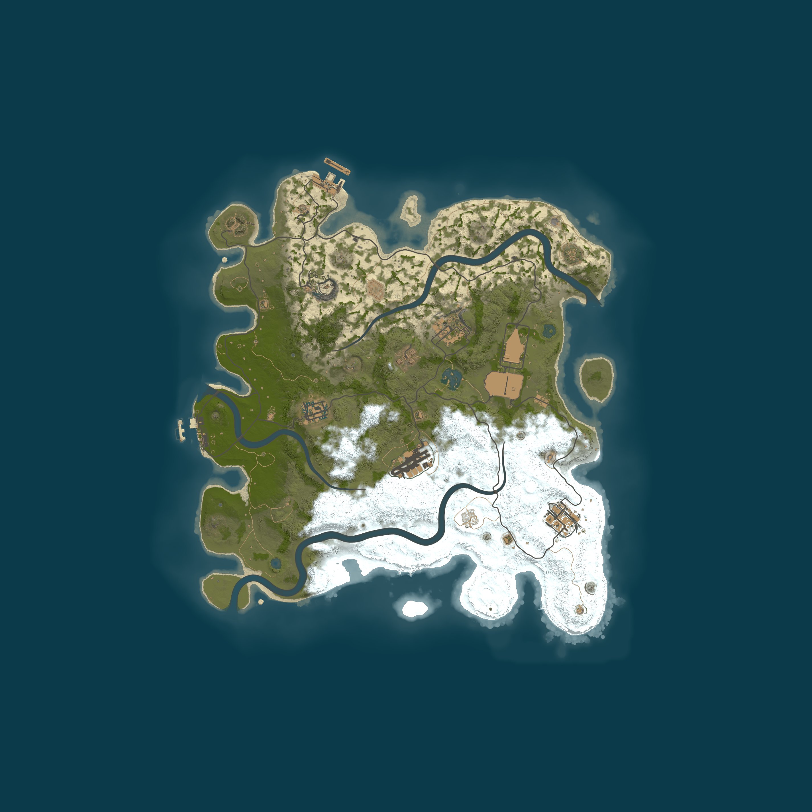 Map for [RU/EU] DROP RUST X2 [MAX 5] | WIPE 21.03 | WEEKLY