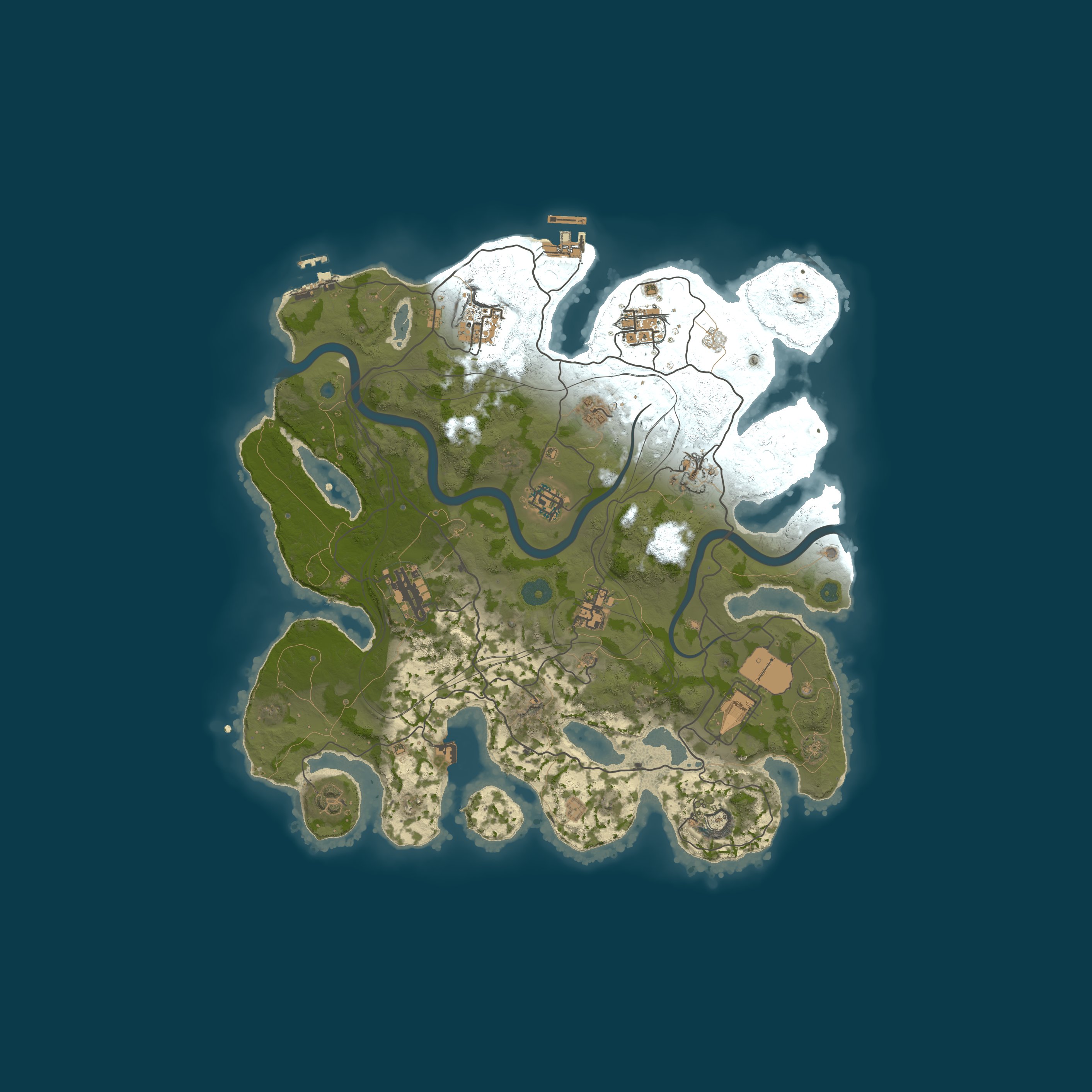 Map for [TR/EU] SKY RUST - Solo/Duo/Trio/Quad/Max5 | JUST WİPED