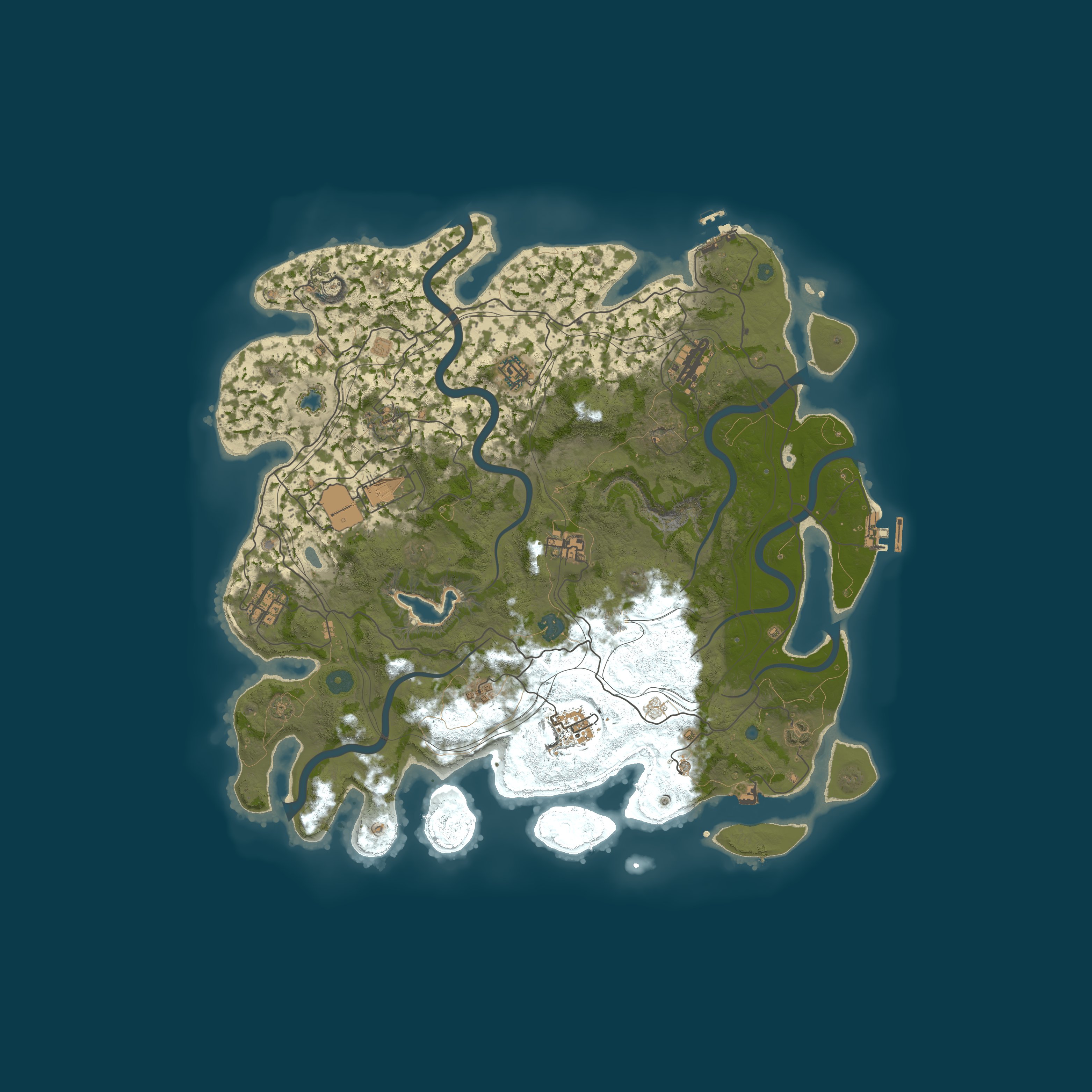 Map for [RUst] Moscow PvE 07.05 | x2 + Skills | Raid | Events | Zombie