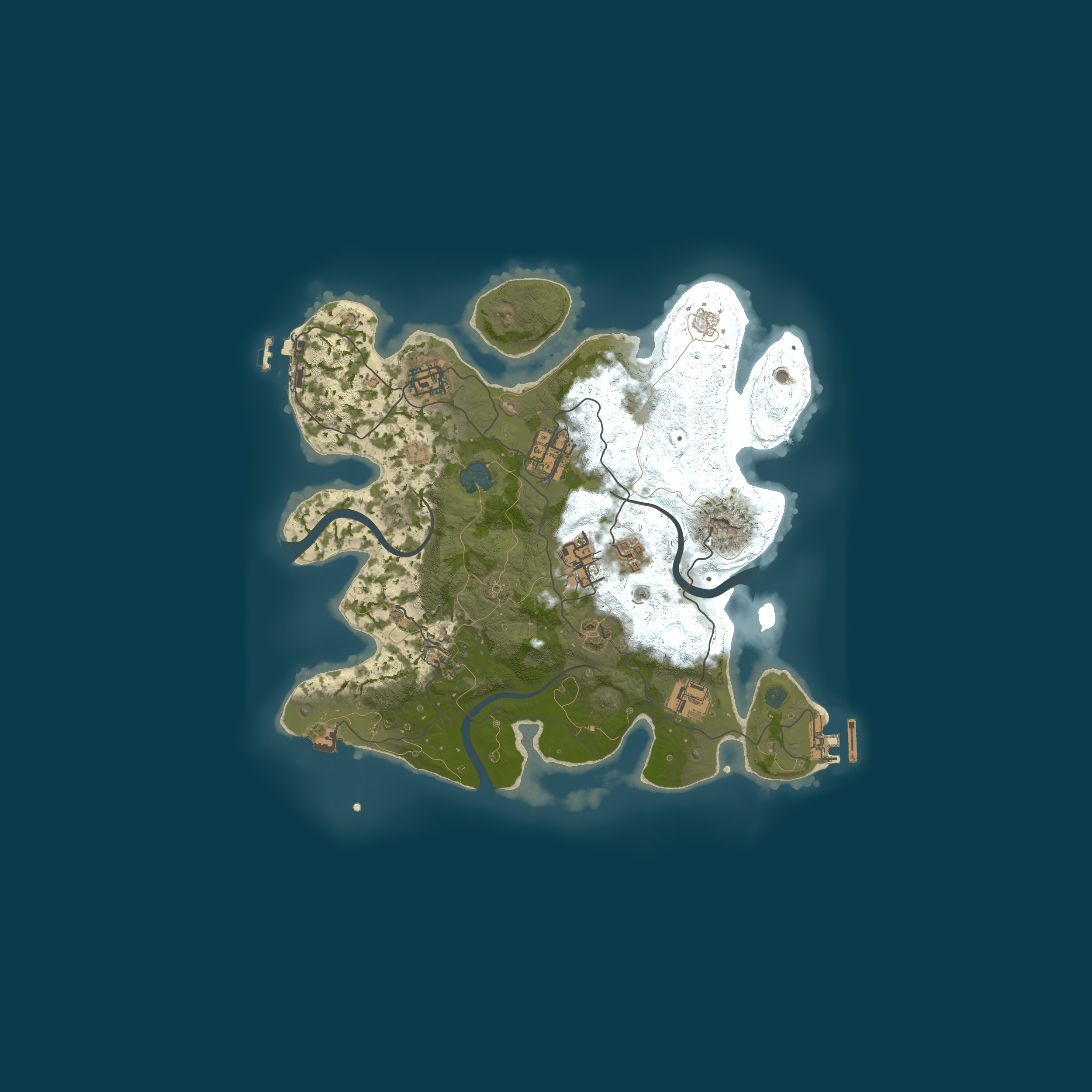 Procedual Map, size 3000, seed 498105314