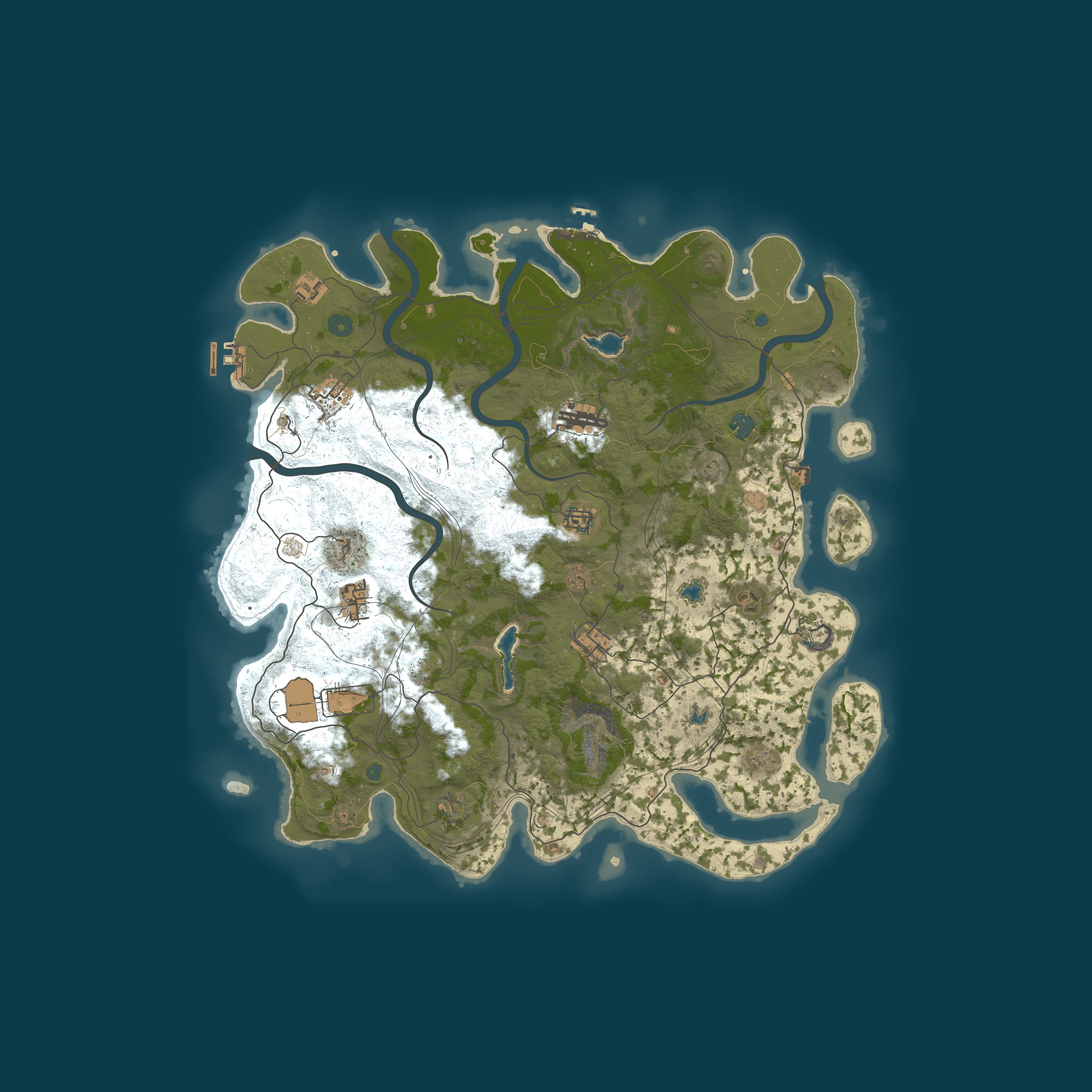 Map for Knights Club Rust Server|Vanilla|Fresh Wipe