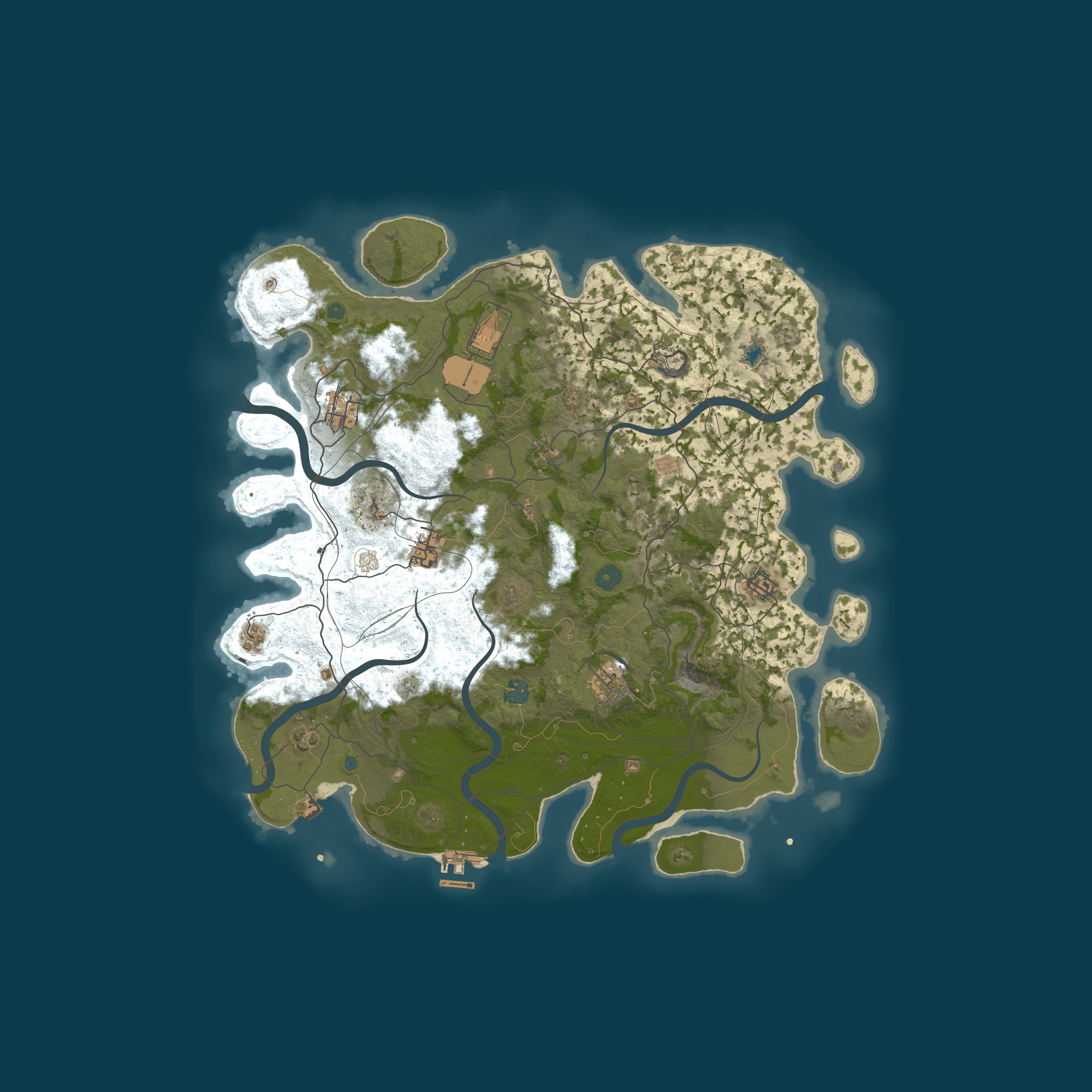 Map for [US] Rust Server X20 Resources