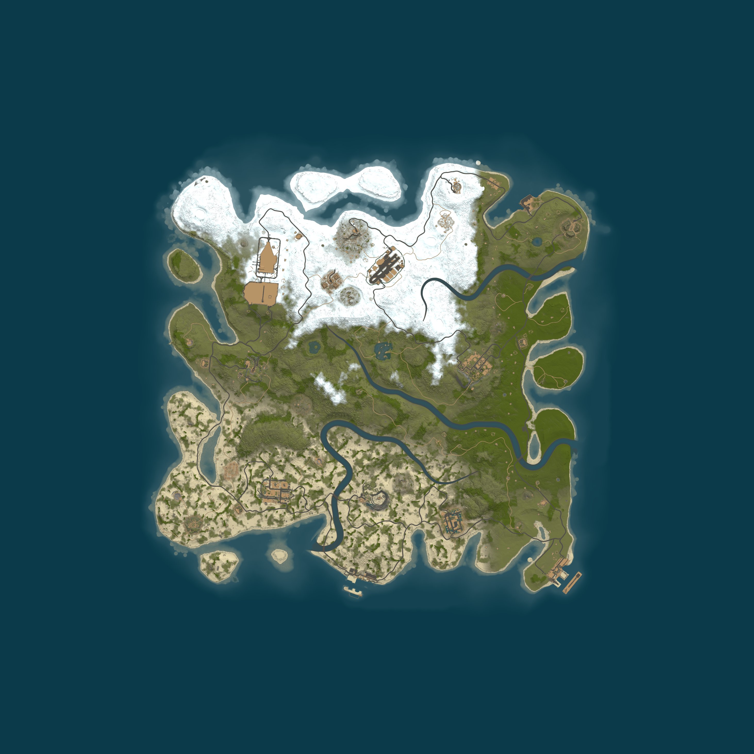 Map for DZ Rust Server JP  PVE