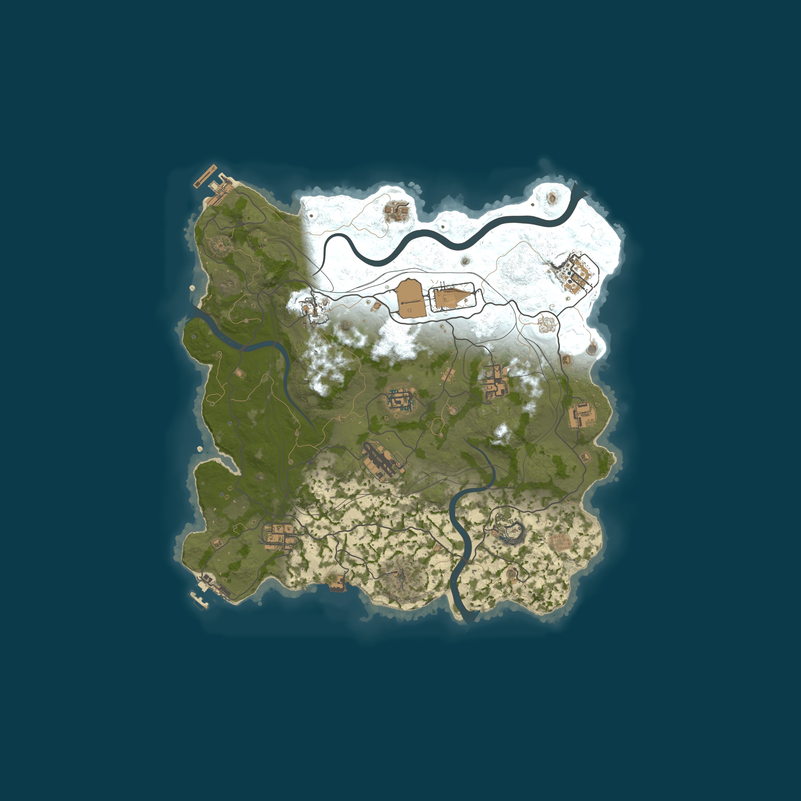 Map for WARBANDITS.GG 5X |Solo/Duo/Trio/Quad|Loot+|TP|Kits|x5 JUST WIPE