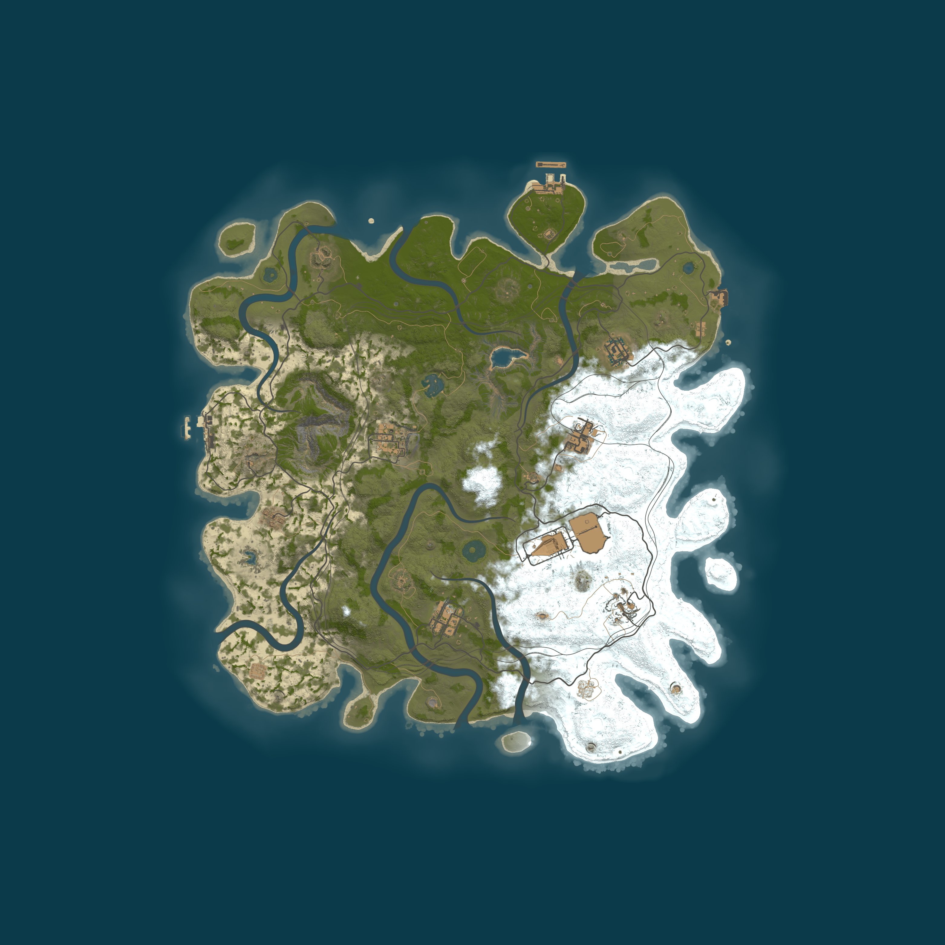 Map for Austin Texas Vanilla Noob Monthly