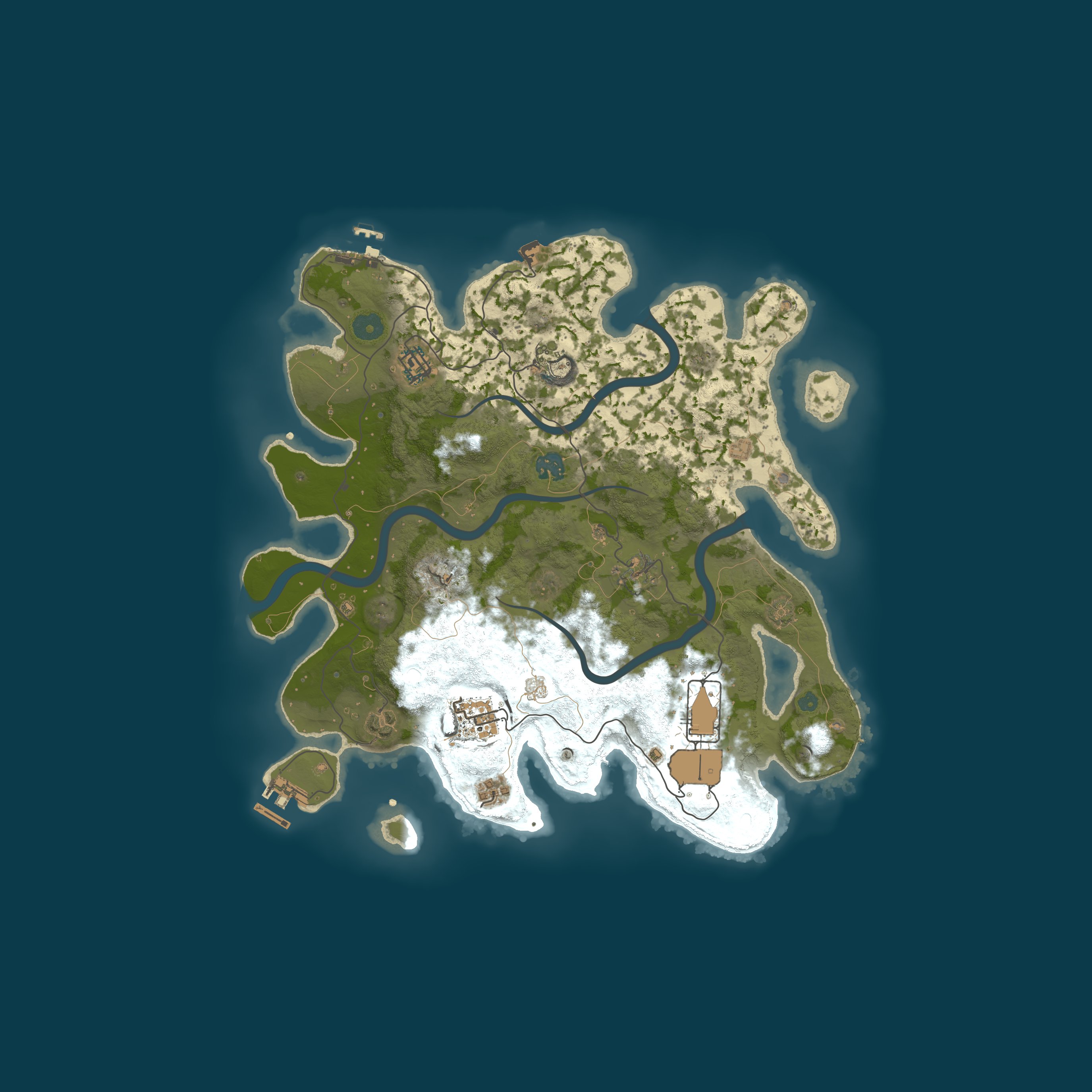 Map for RustyMain.eu X50X | MAX 5 | Skills | Kits | PvP | TP | Loot+