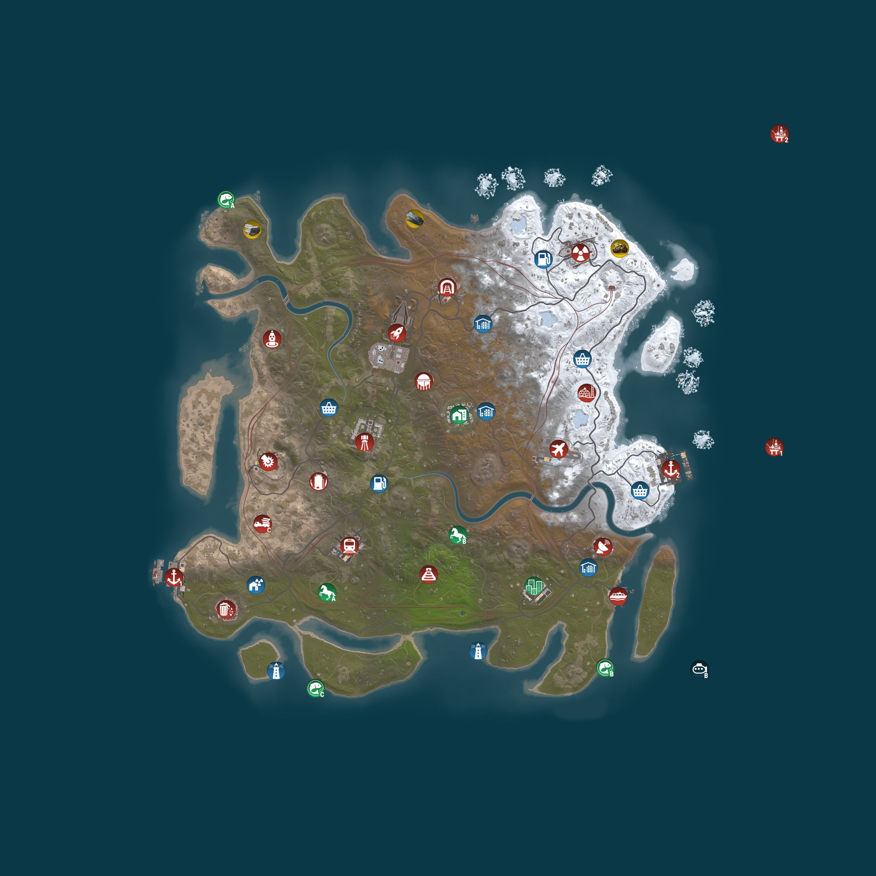 Map for Magic Rust #2 — Modded 2x (Solo/Duo) | Baйп 10.08