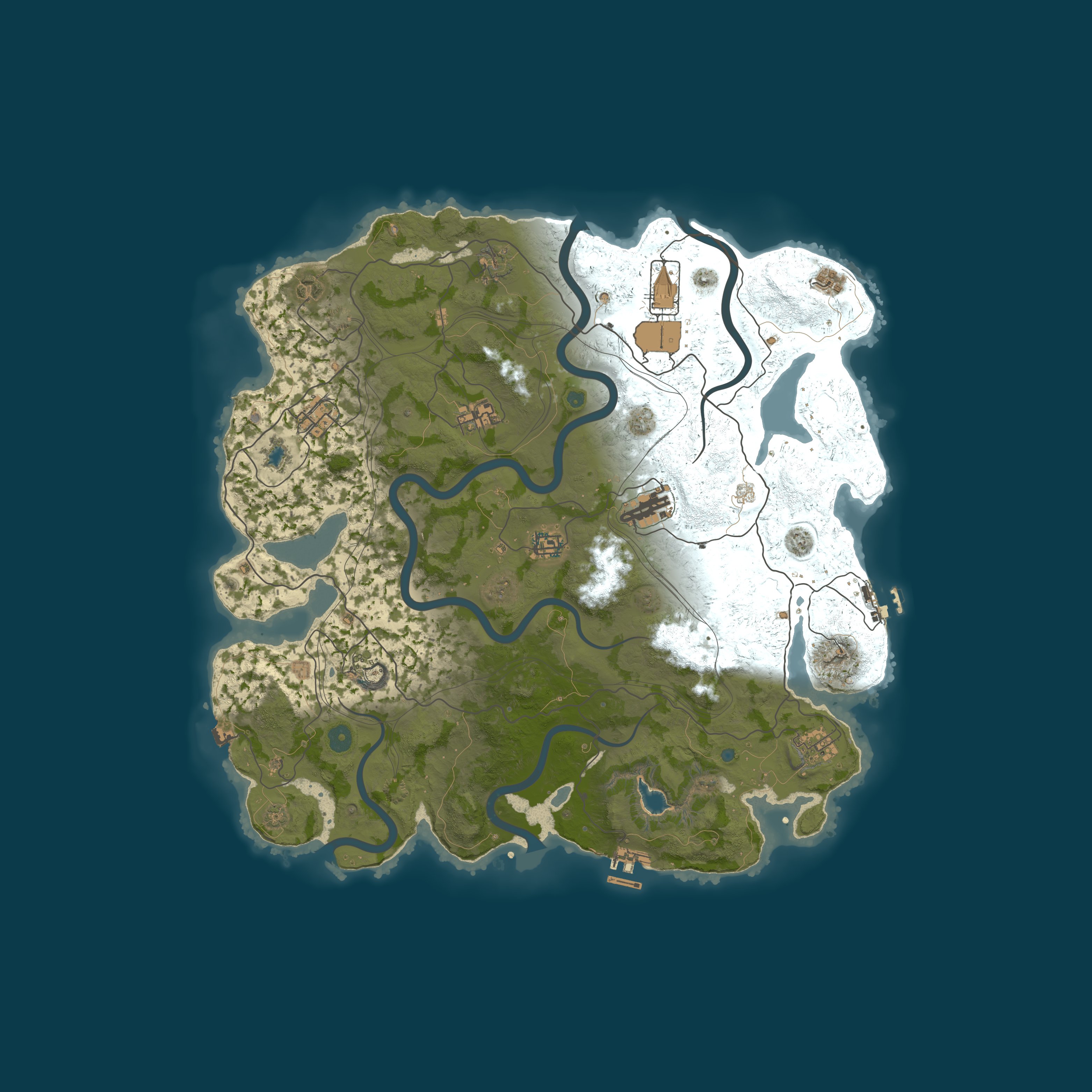 Map for WEREWOLF GAMING.CO 5x Solo/Duo/Trio LARGE |Loot X5|TP|Homes|