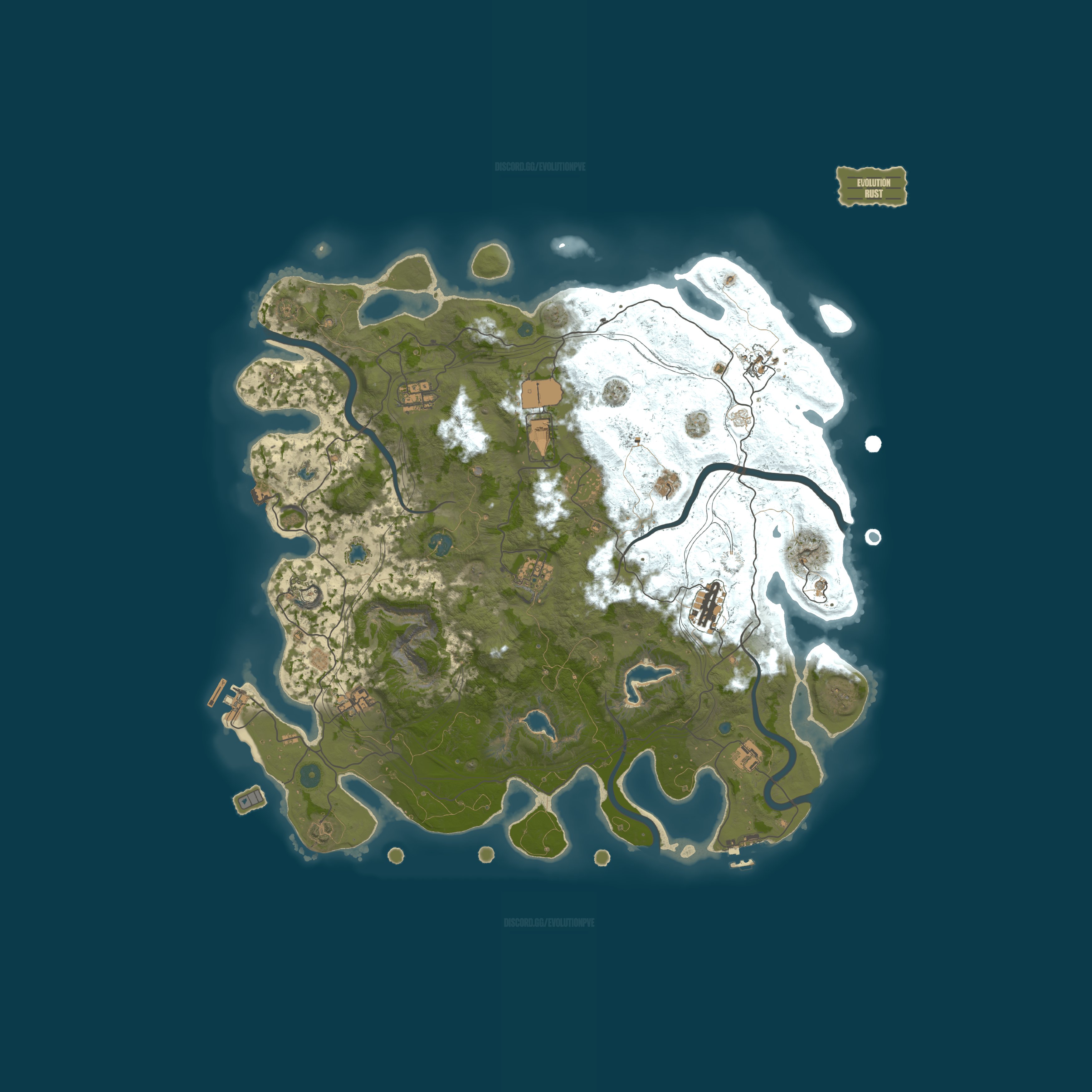 Rust map 5000/1337