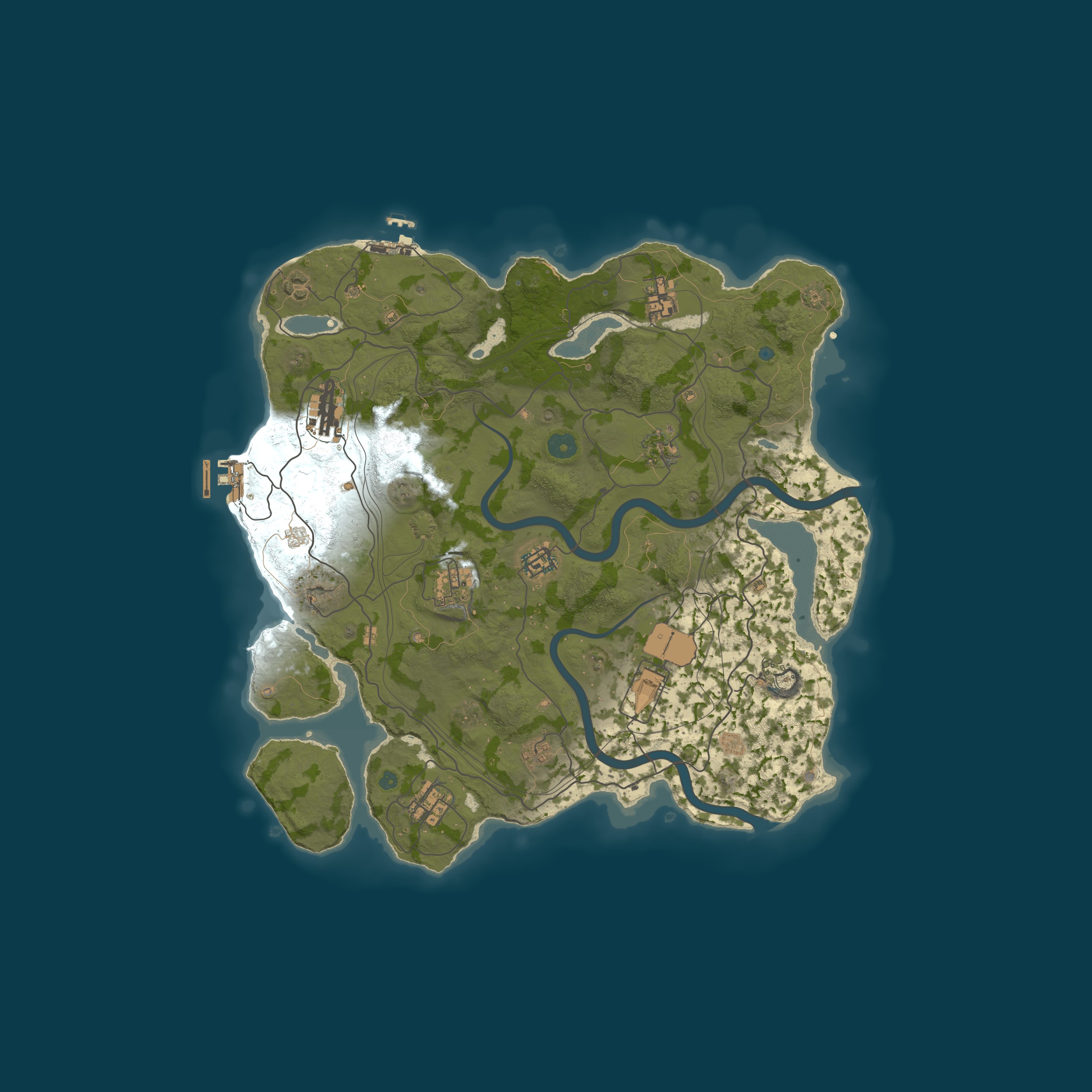 Map for WEREWOLF GAMING.CO BATTLEFIELD x1000000 SHOP|MAZE|PVP|MINI|RAID