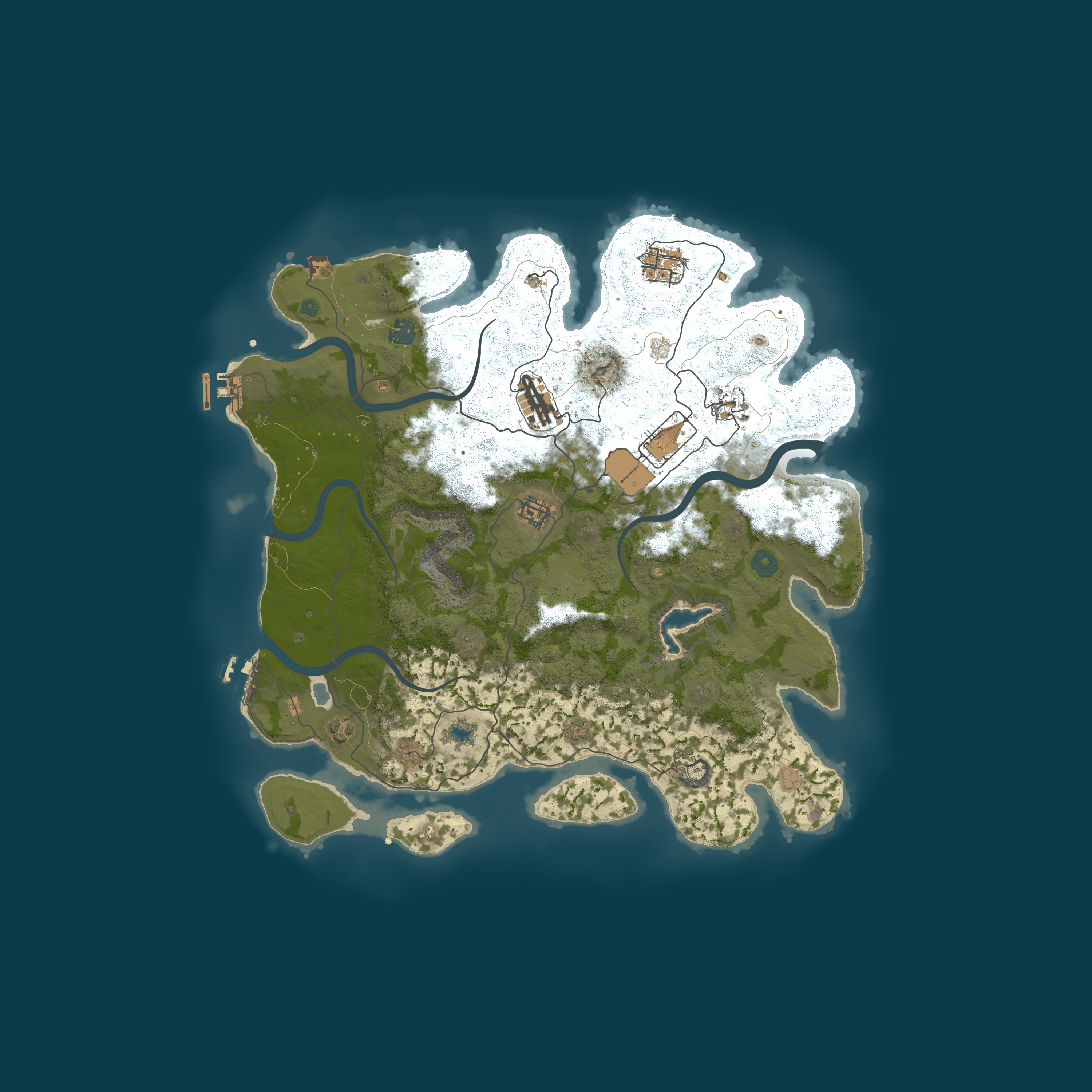 Map for A Shockbyte Rust Server