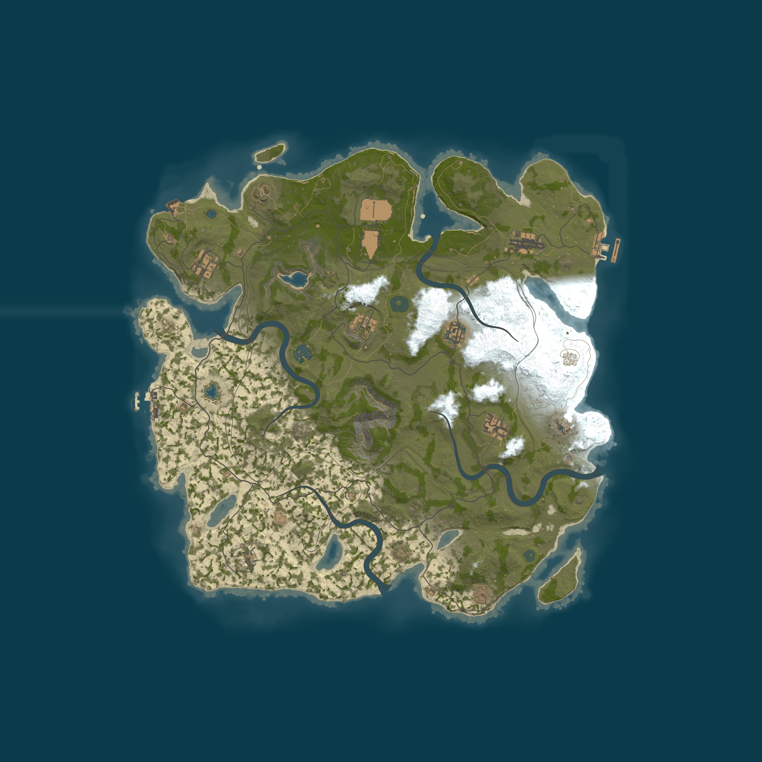 Map for Rust4Noobs | Solo/Duo | Vanilla 2x Monthly | No BP Wipe