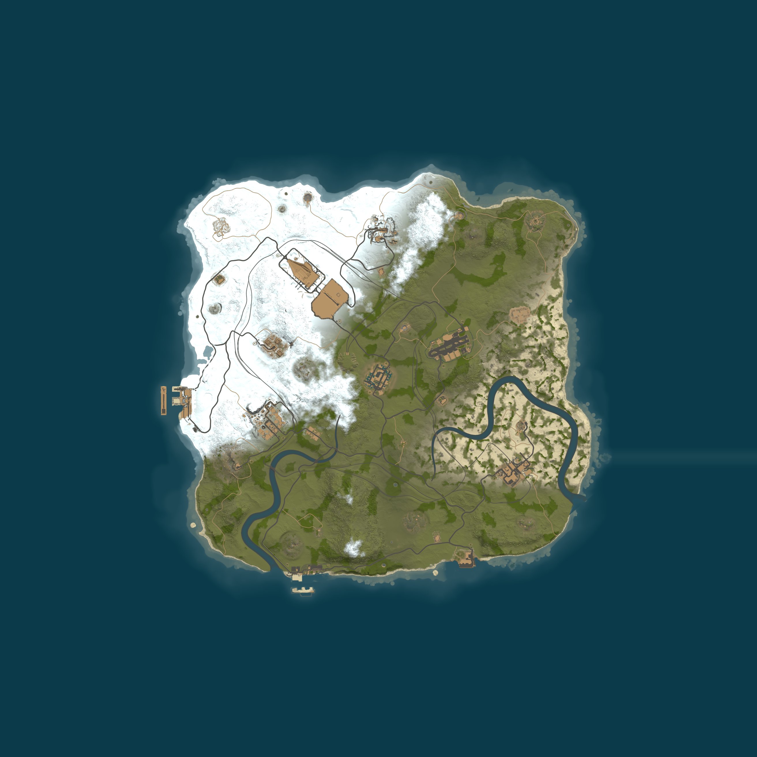 Map for AceRust.com 3x Solo/Duo/Trio|LootX3| Shared BPs