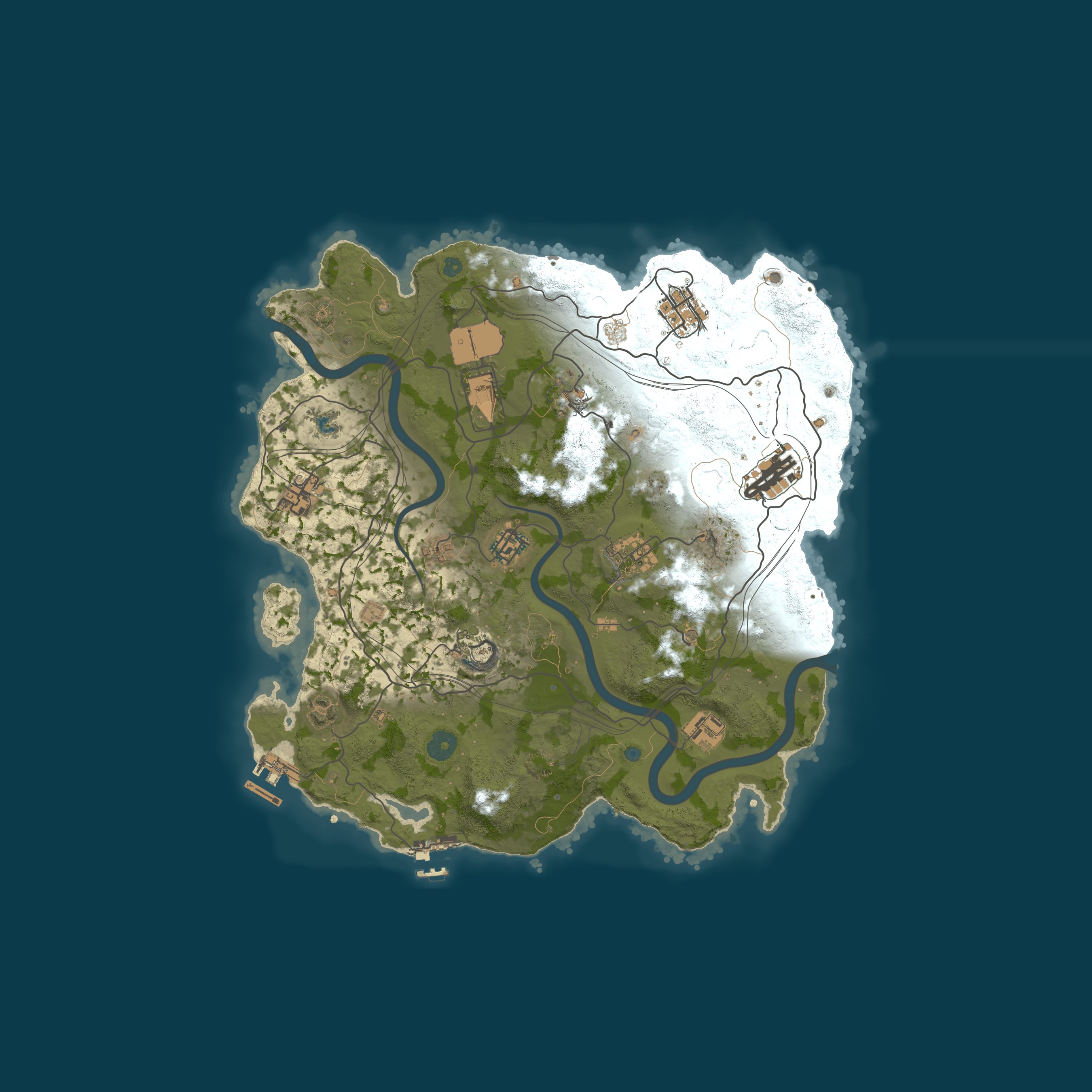Map for [CZ/EU] ParadiseRust.eu | VANILLA | 2X | QUAD | 2.7.