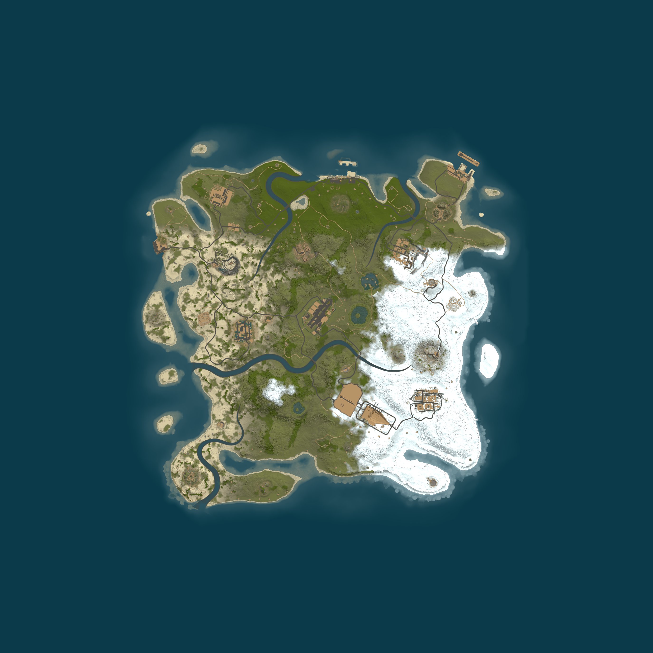 Map for Rustality.com 3x Solo/Duo/Trio/Quad | Shared BPs
