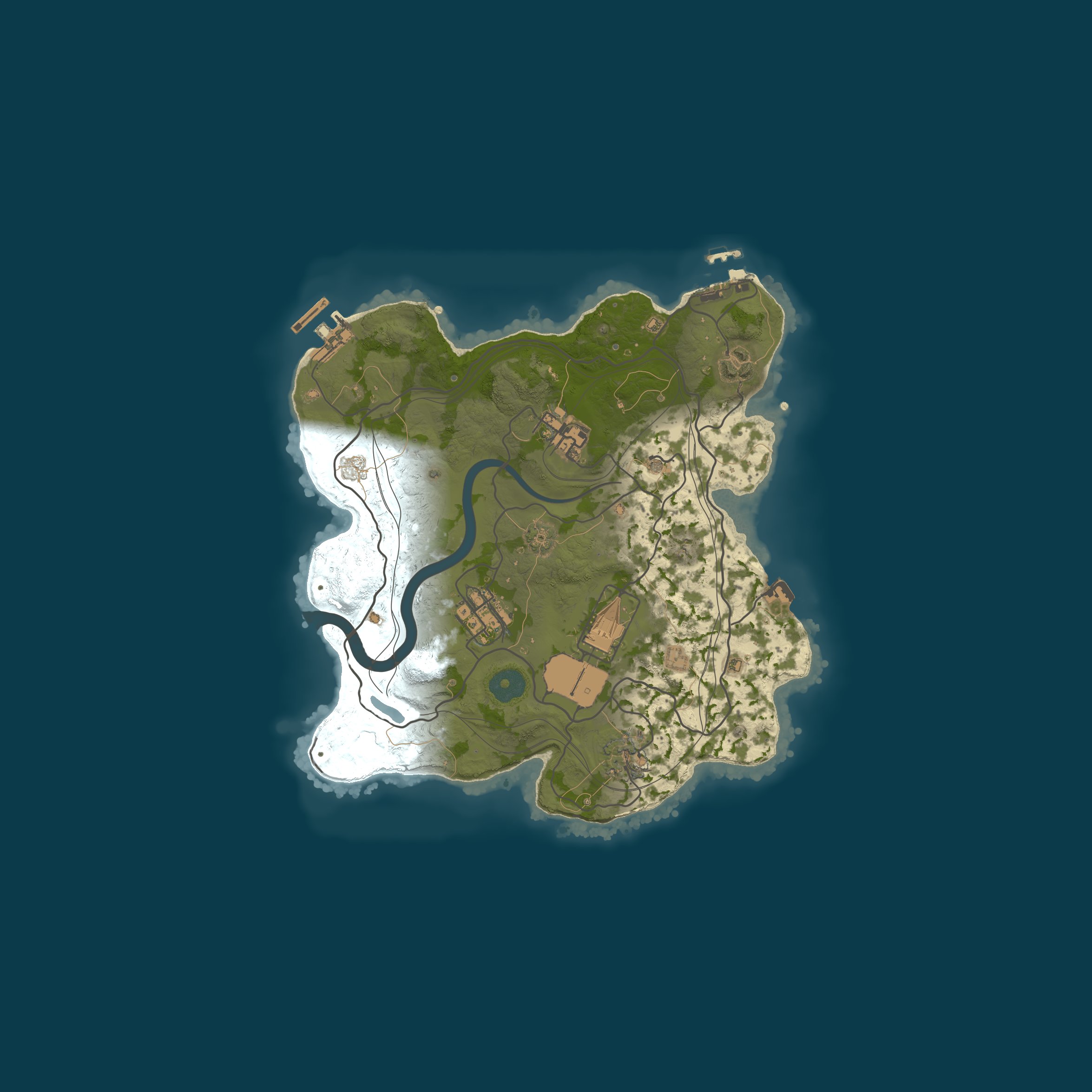 Custom Map, size 2700, seed 50000