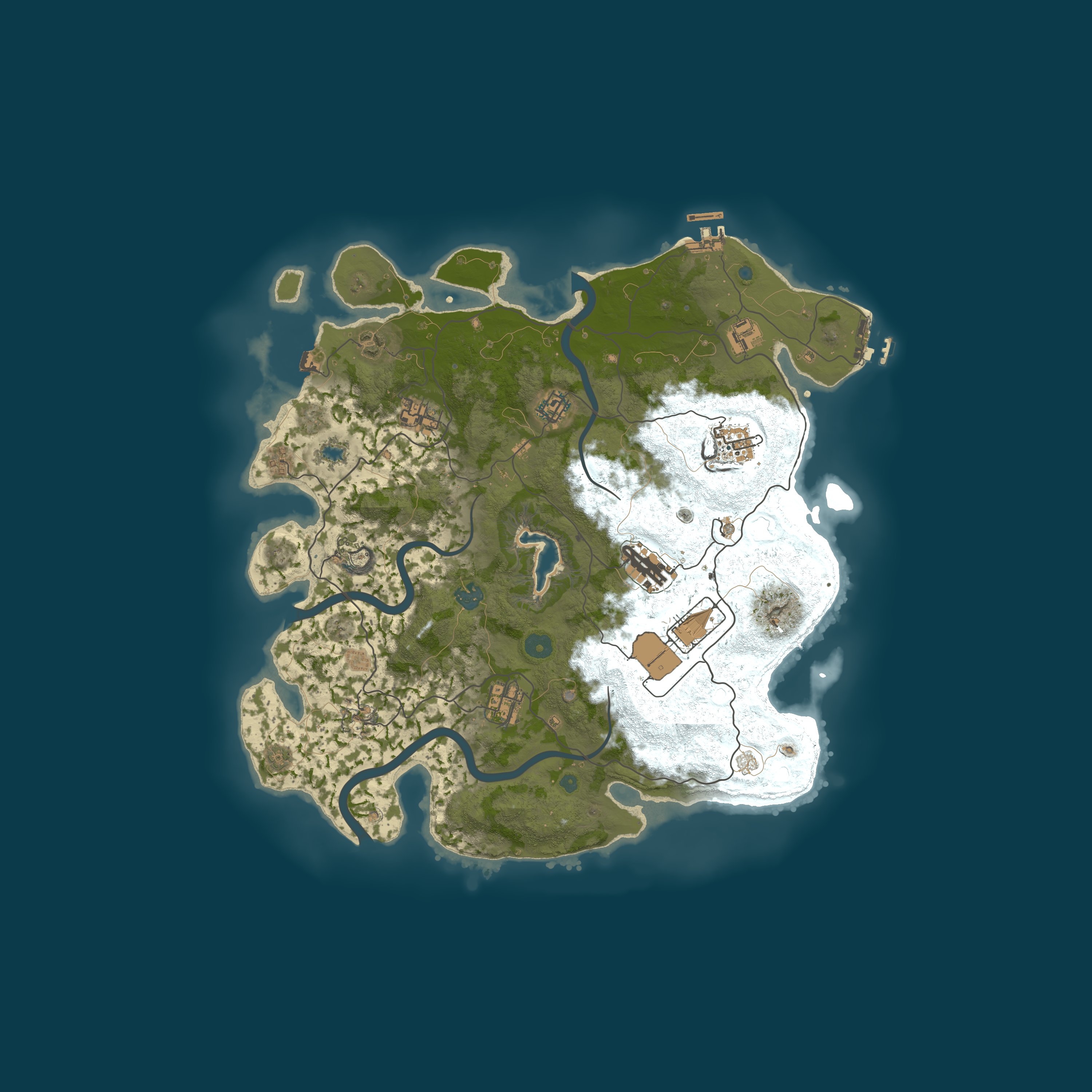 Procedural Map, size 4000, seed 405917429