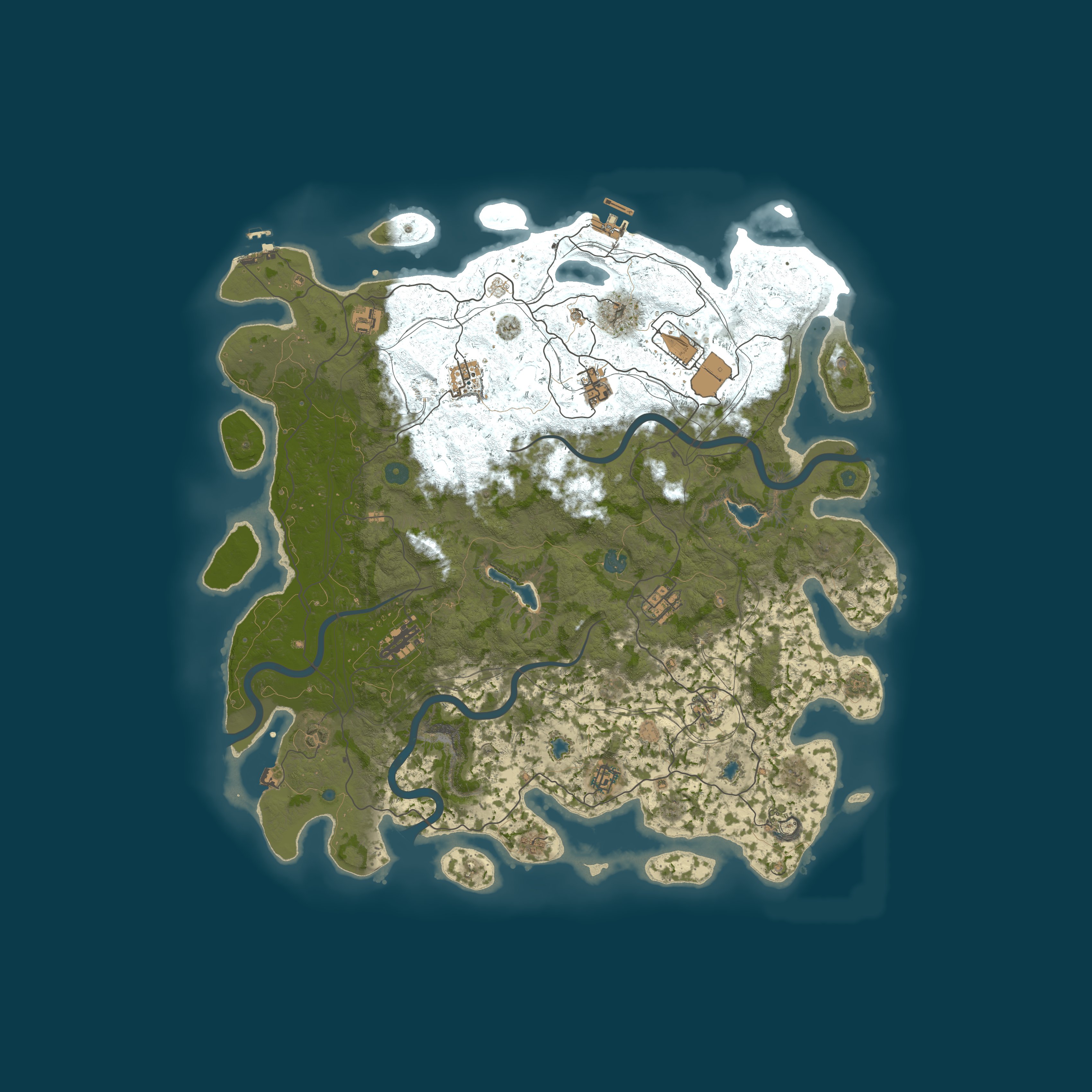 Procedural Map, size 4800, seed 1453011473