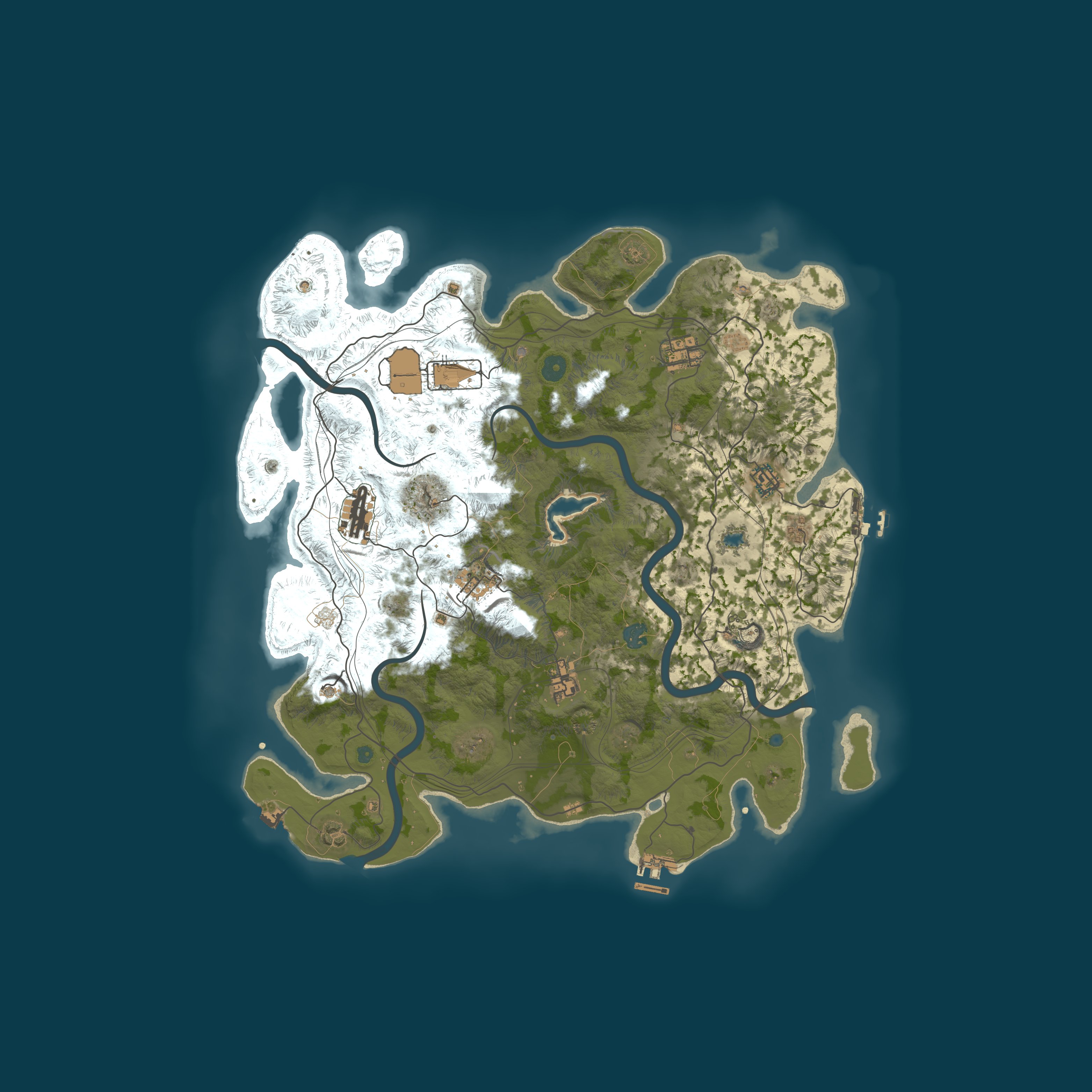 Map for RUSTBURG.GG #1〔X5/X10|NO LIMIT|LOOT+|FPS+|KITS|TP〕27.06