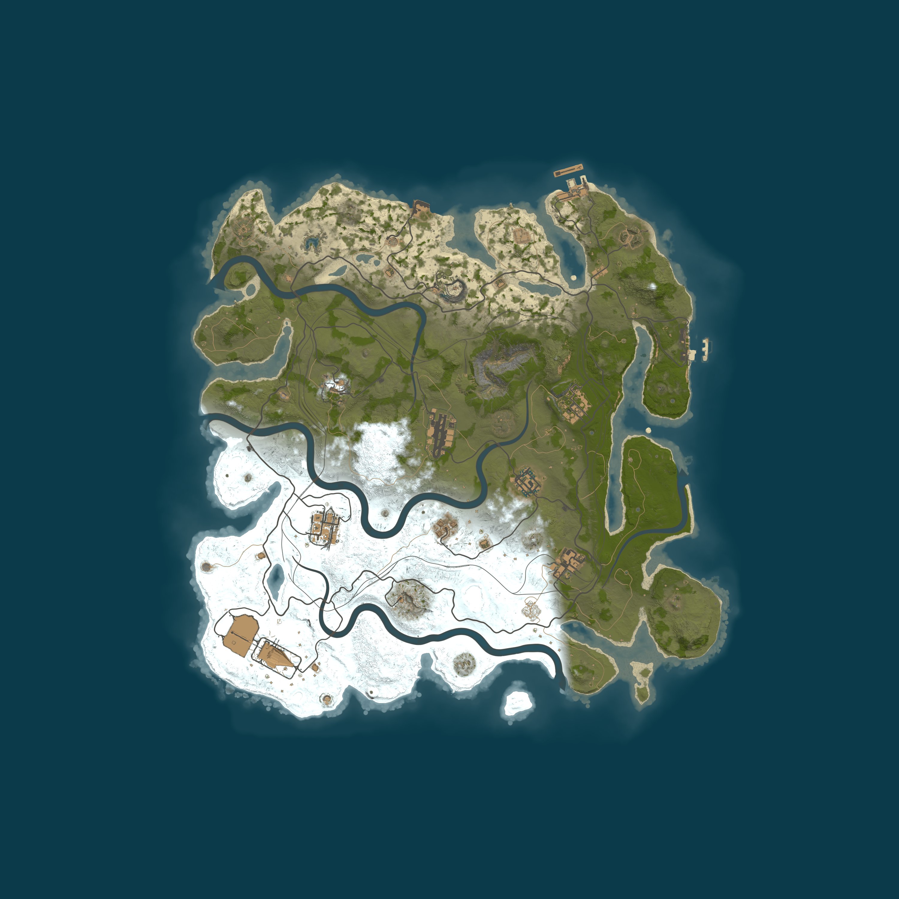Map for EU Rustinity 2x Monthly Solo/Duo/Trio/Quad [No BP Wipes] Vanill