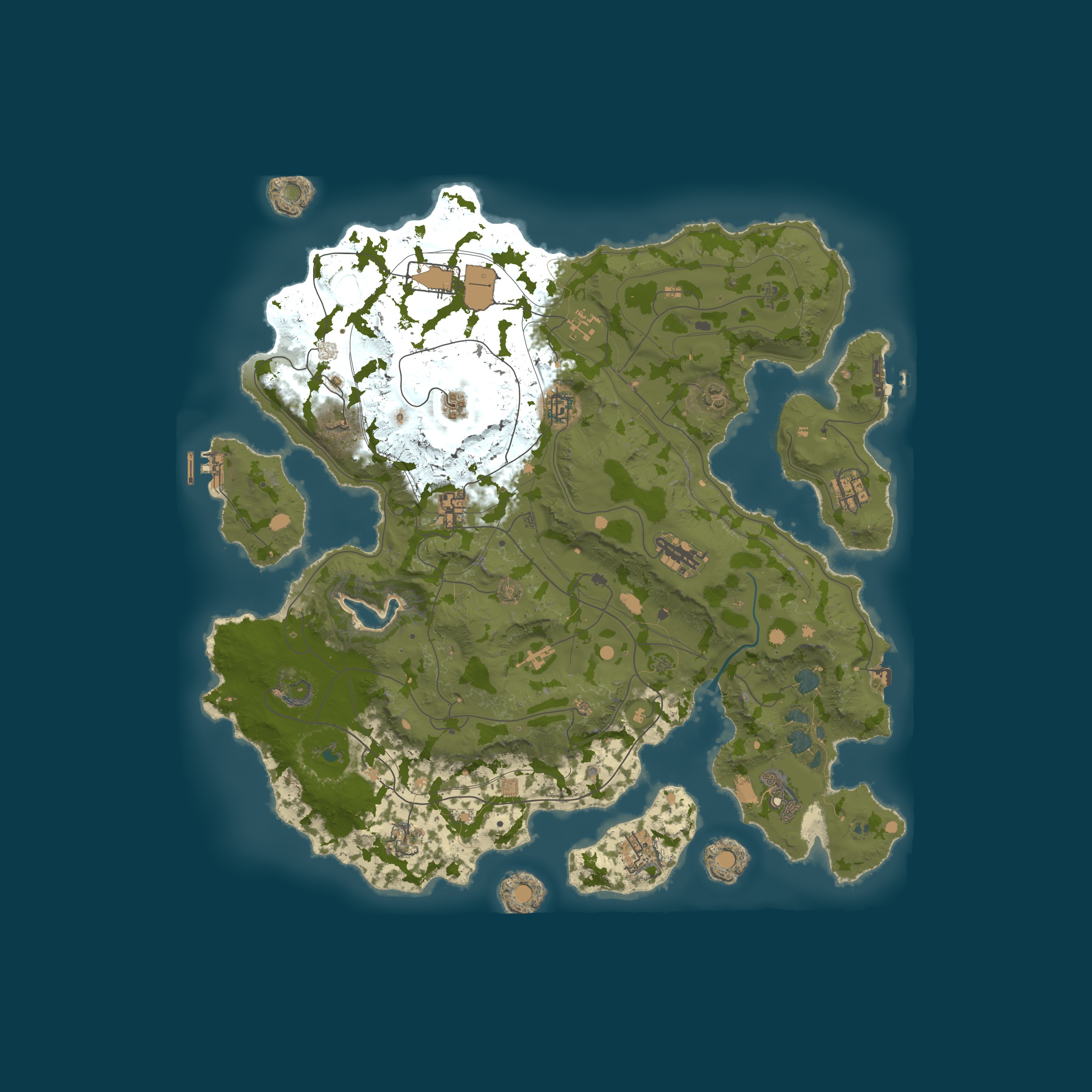 Map for [US] SLAYERS.GG #1 100x PVE Zombies|Planes|Shop|Kits|Clans|Fun