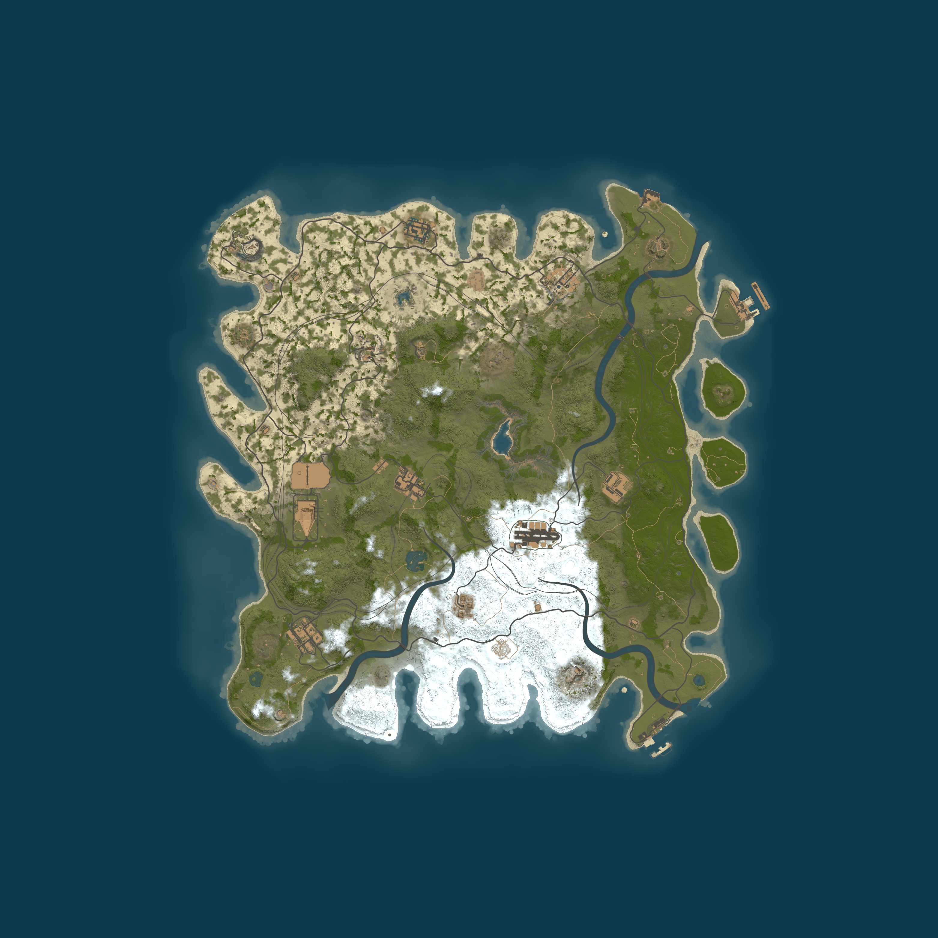 Procedural Map, size 4250, seed 75181365