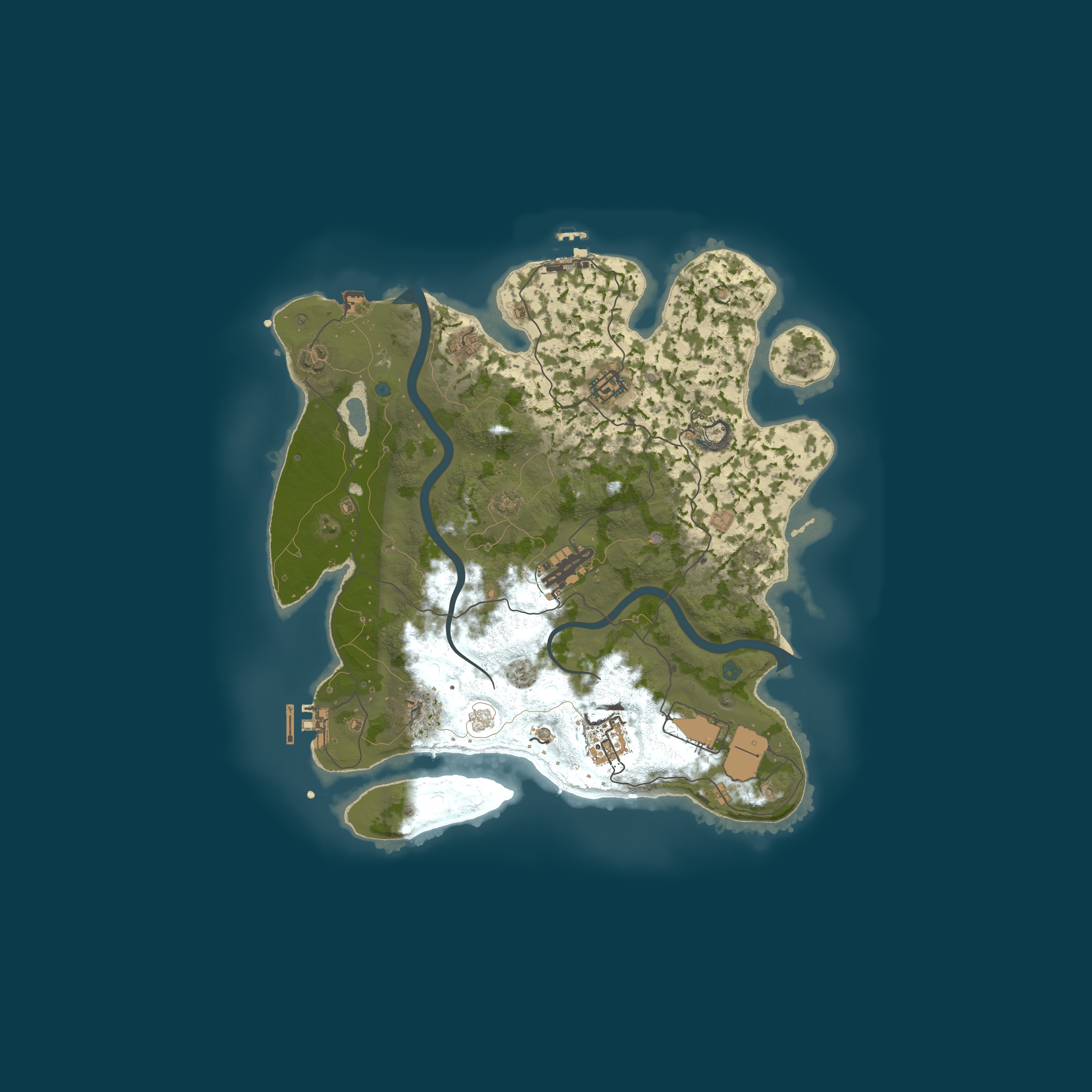 Map for ГЛОБАЛЬНЫЙ ВАЙП 23.03 [X2|NOLIMIT] DONT RUST