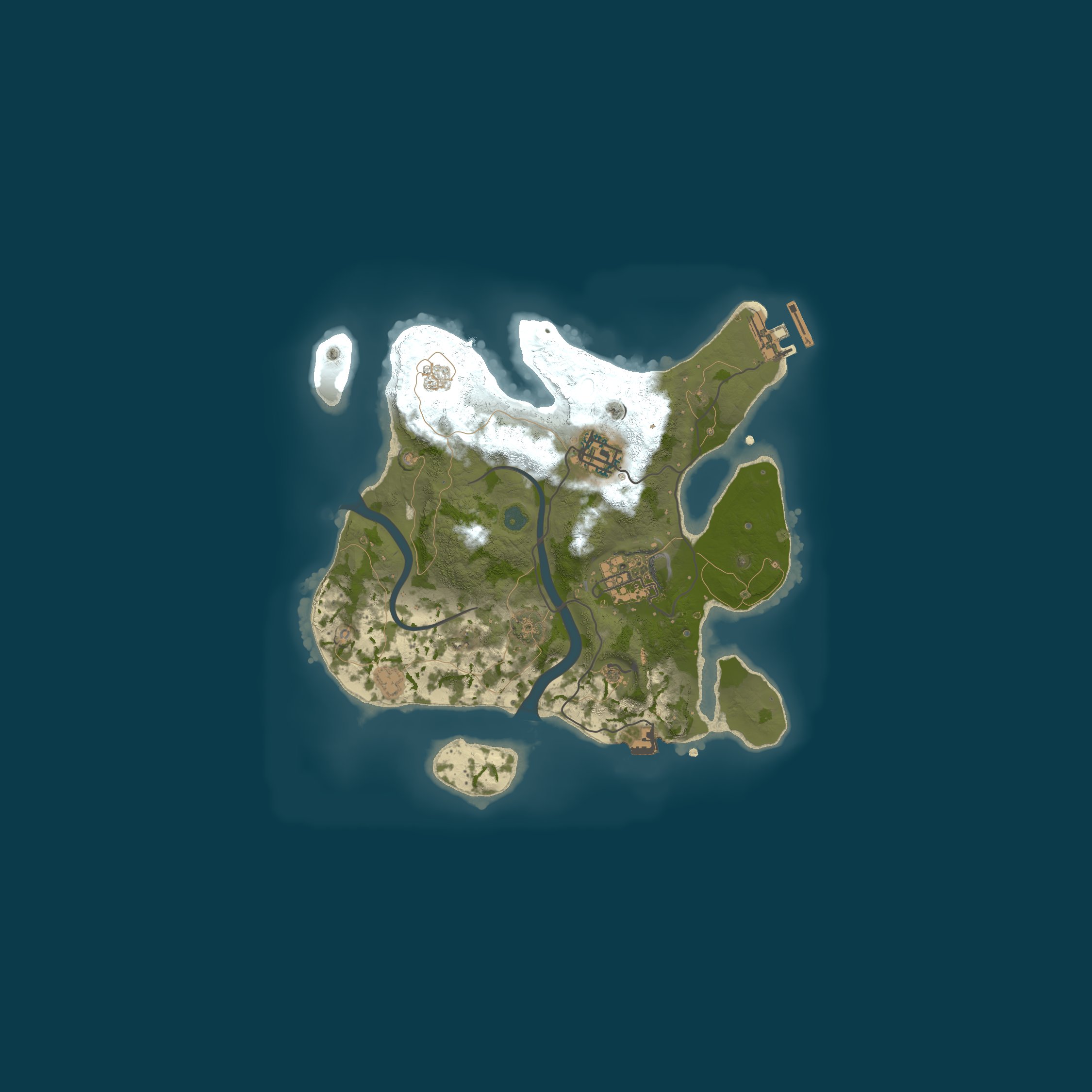 Map for PvE | Scarce Loot |  Survival