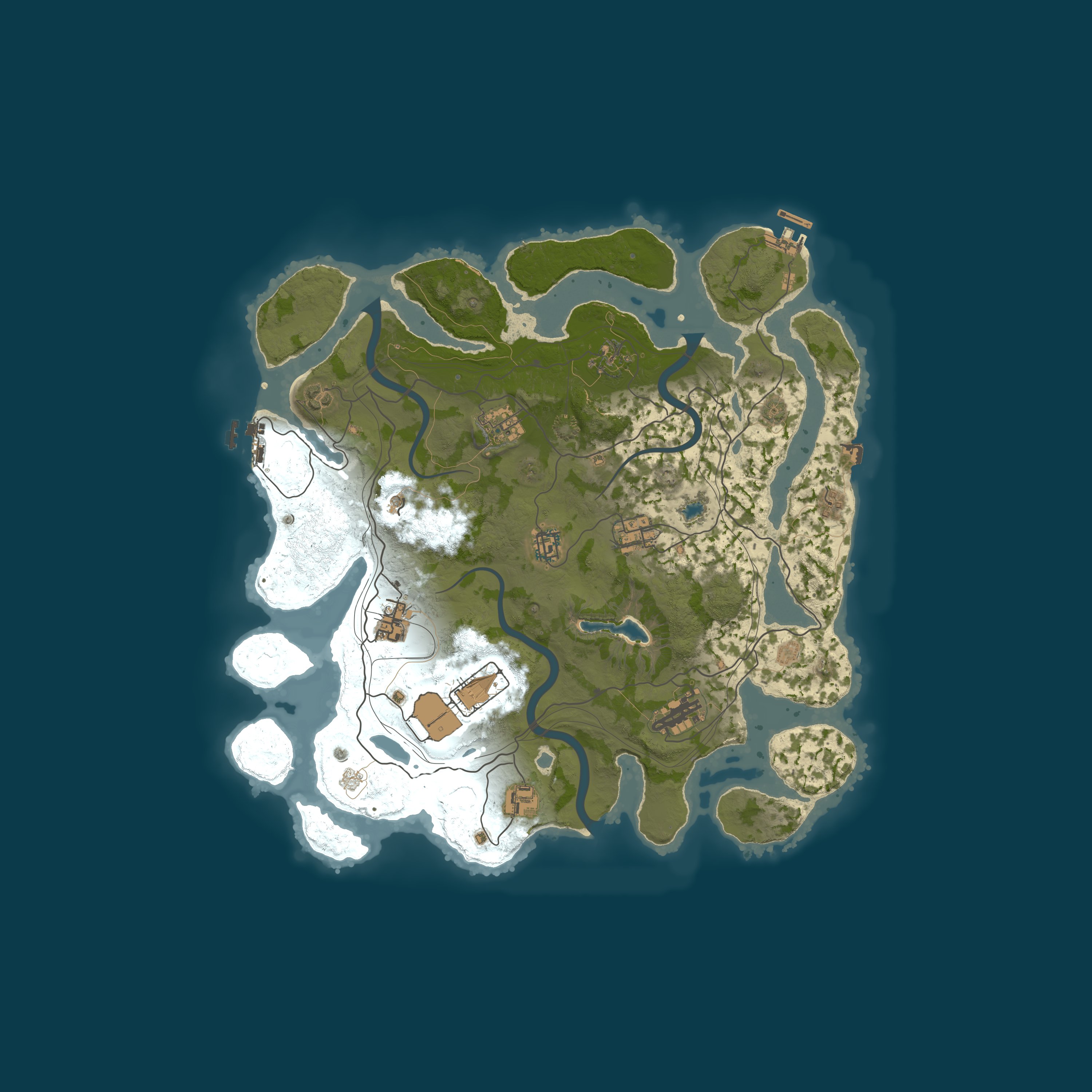 Guts & Glory | PvE & PvP (NEW SERVER) — מפה פרוצדורלית 4000, seed 1337