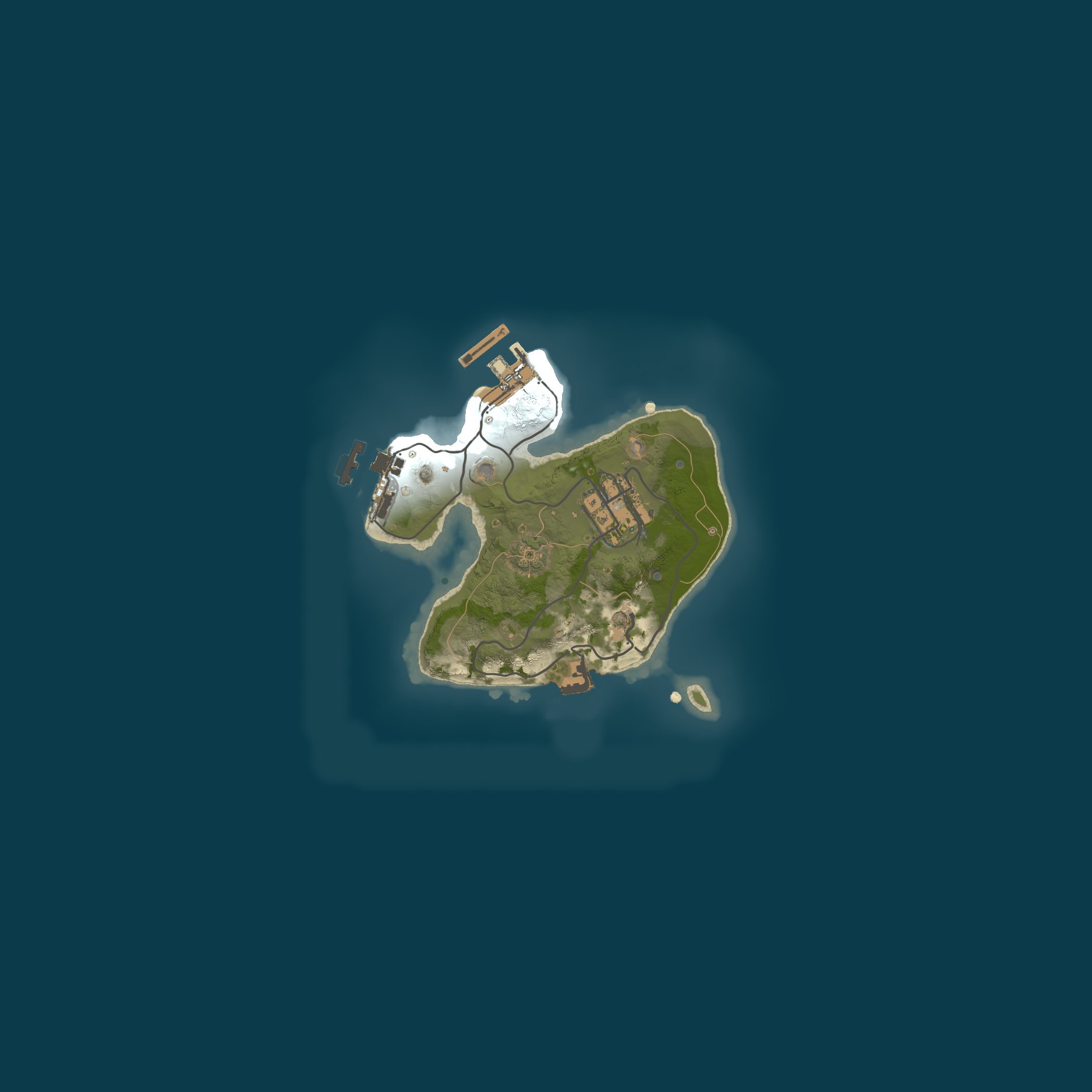 tubs server — Carte procédurale 1750, seed 1393129750