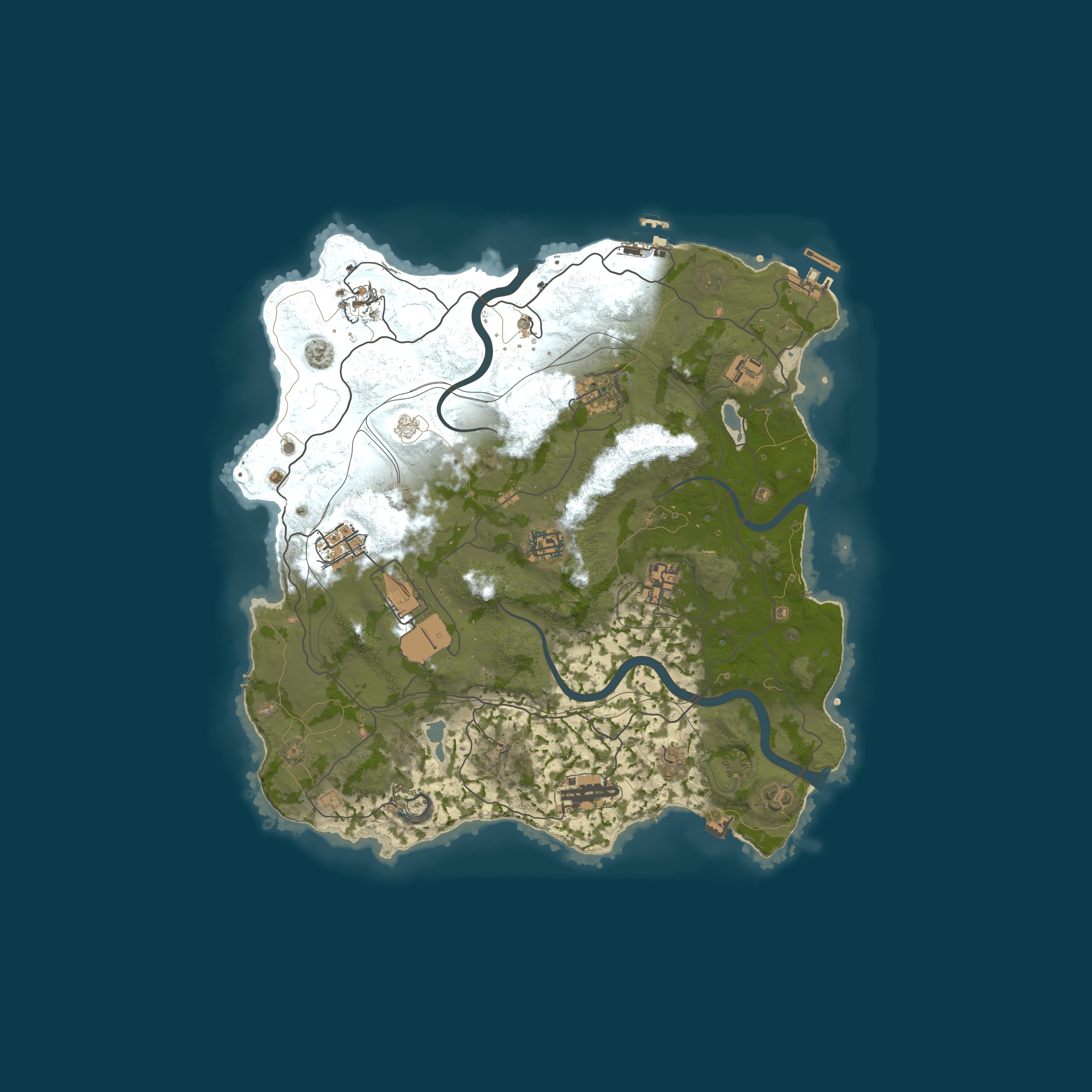 Rust map 3600/1337