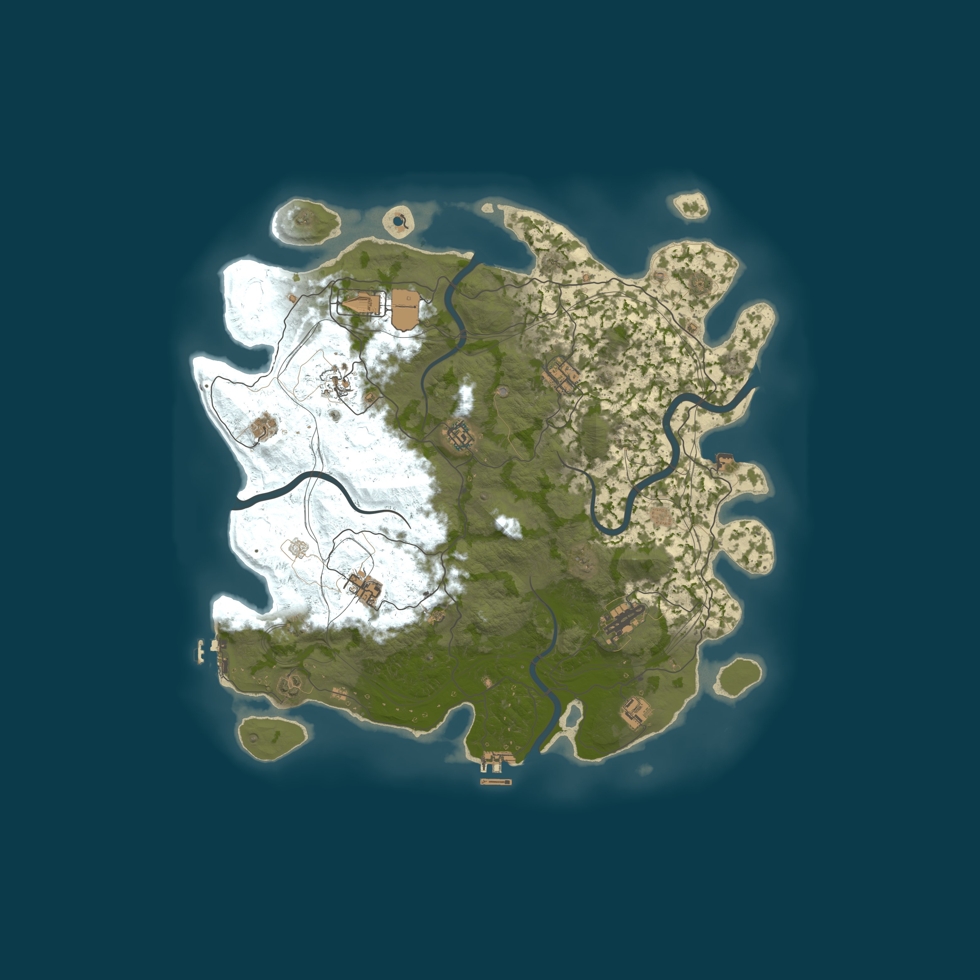 Procedural Map, size 4250, seed 554826982