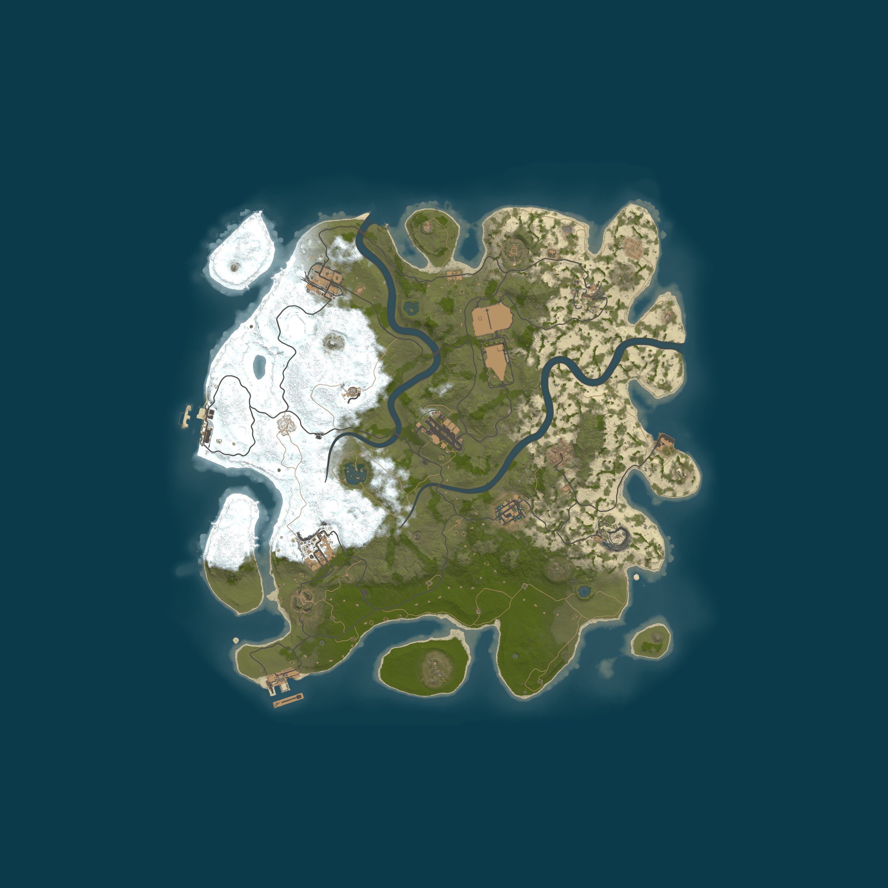 Map for OUTPOST 2x Monthly |Solo/Duo| No BP Wipe