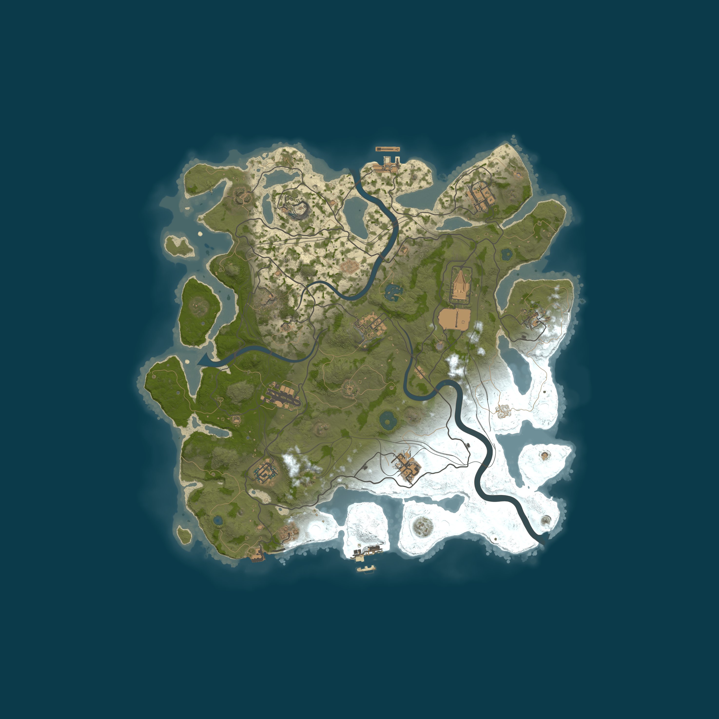 Map for RustAria#5 [Мирный / PVE / EVENTS]