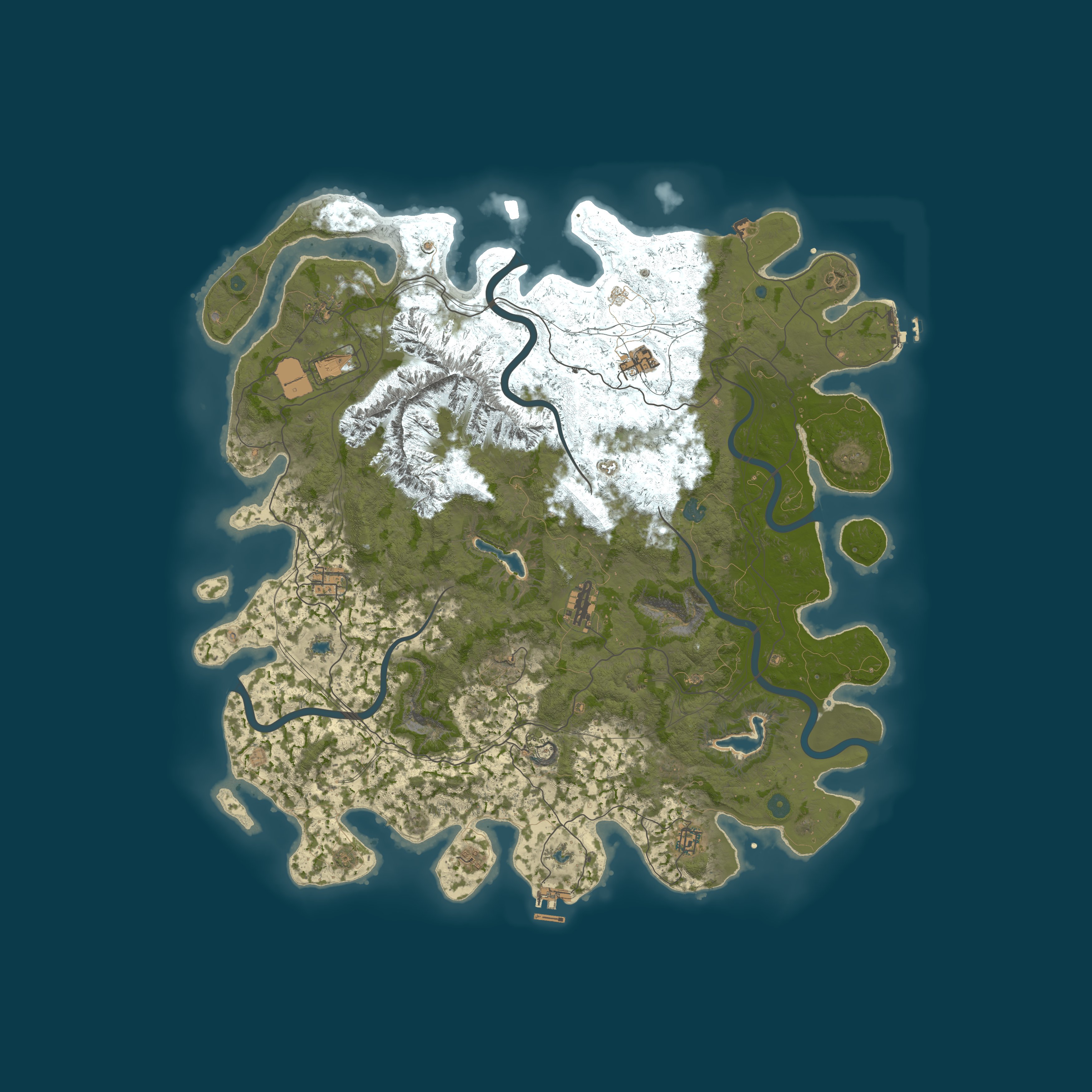 Map for A Rust Server