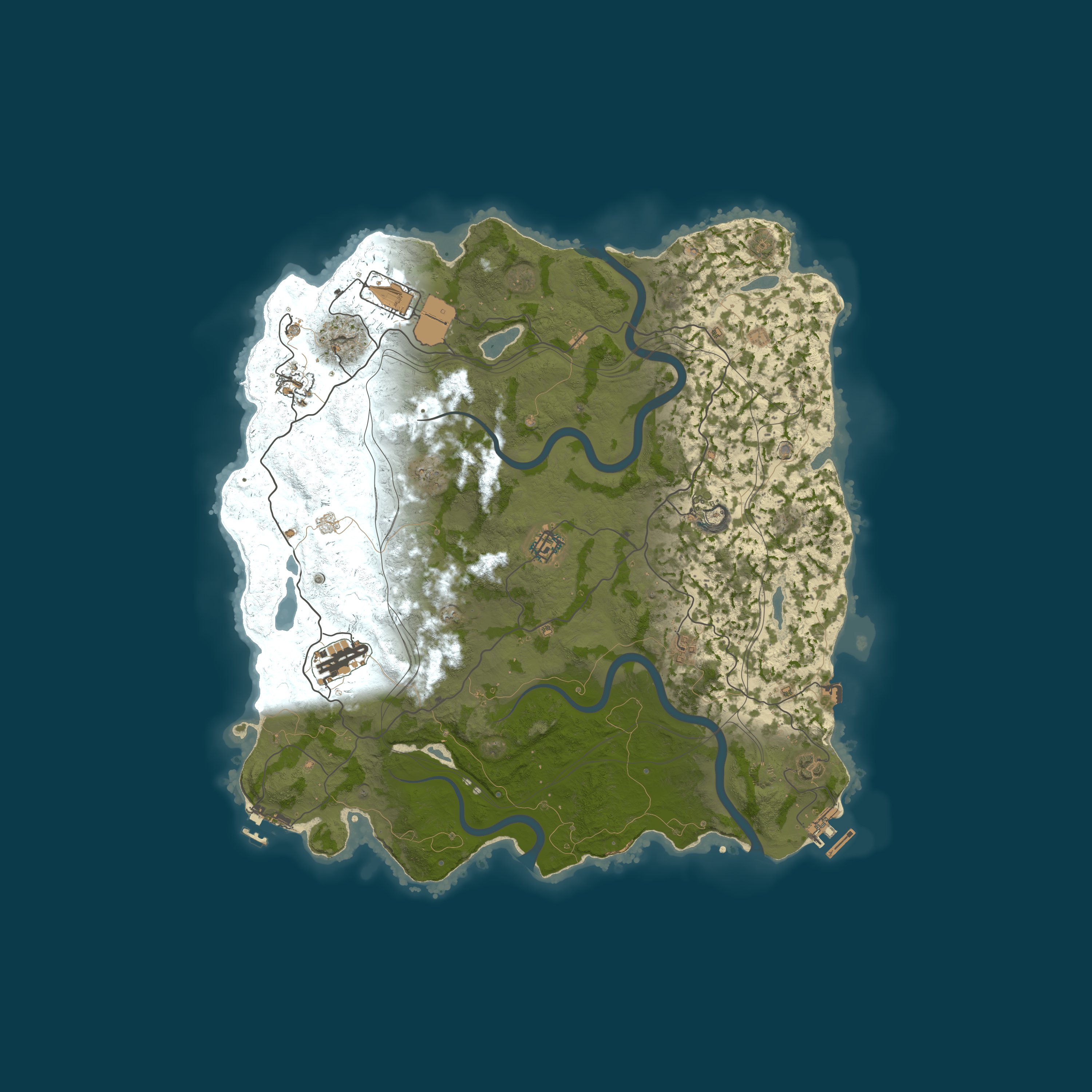 Map for HELLISH TEA TIME — OFFLINE SAFE|2x Solo/Duo/Trio|ATLAST|WIPED