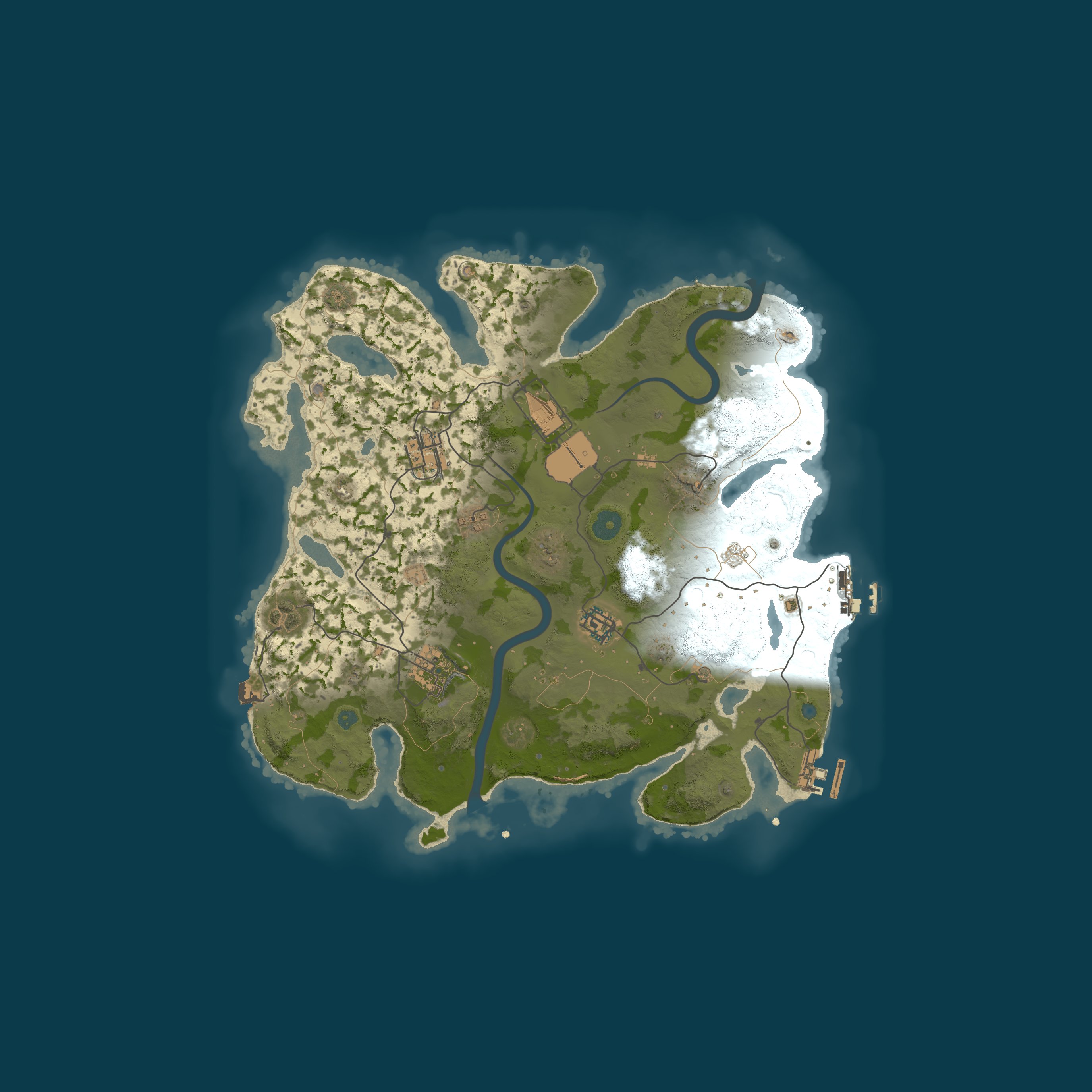 Map for Nuclear US - Vanilla | BiWeekly