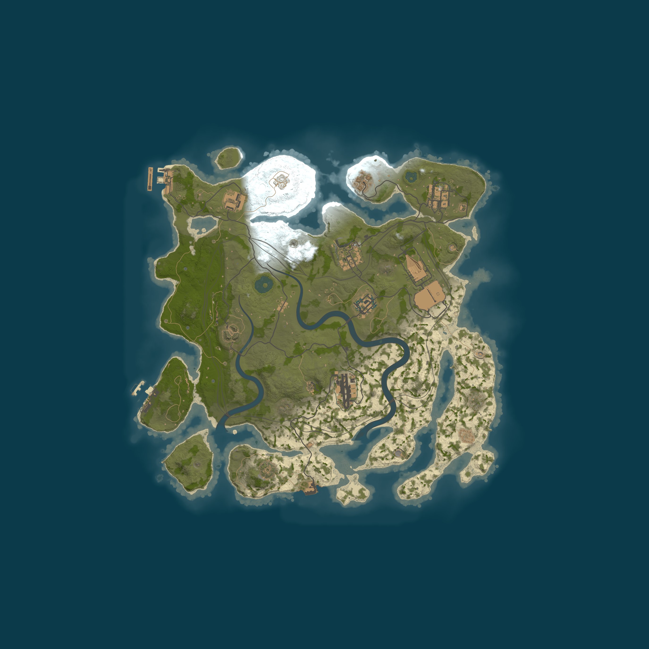 Map for EU Rust for Solo's BiWeekly Noob Friendly Custom map