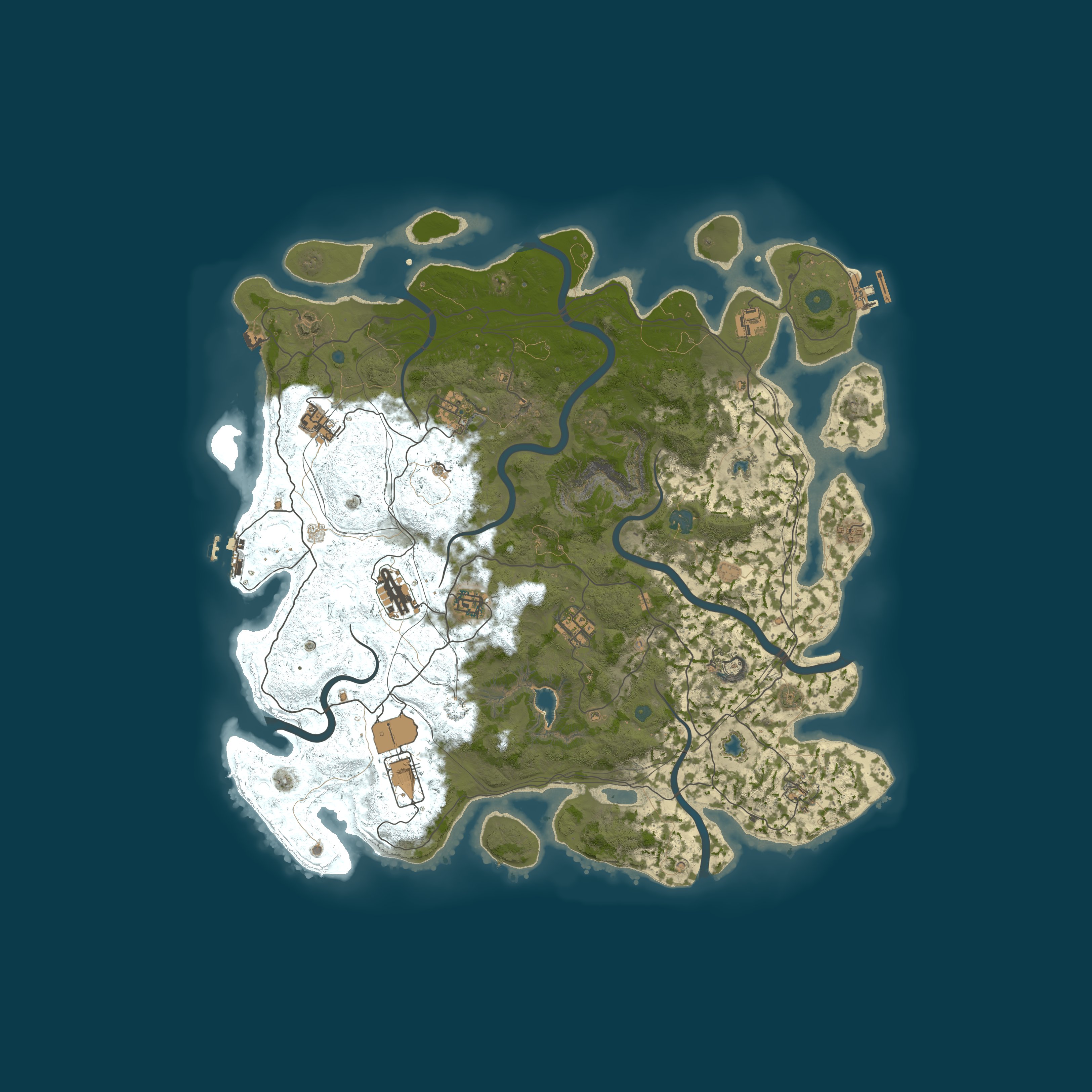 Map for EU RustRevolt 2x No BP Wipes Solo/Duo/Trio|Shop|Noob Friendly
