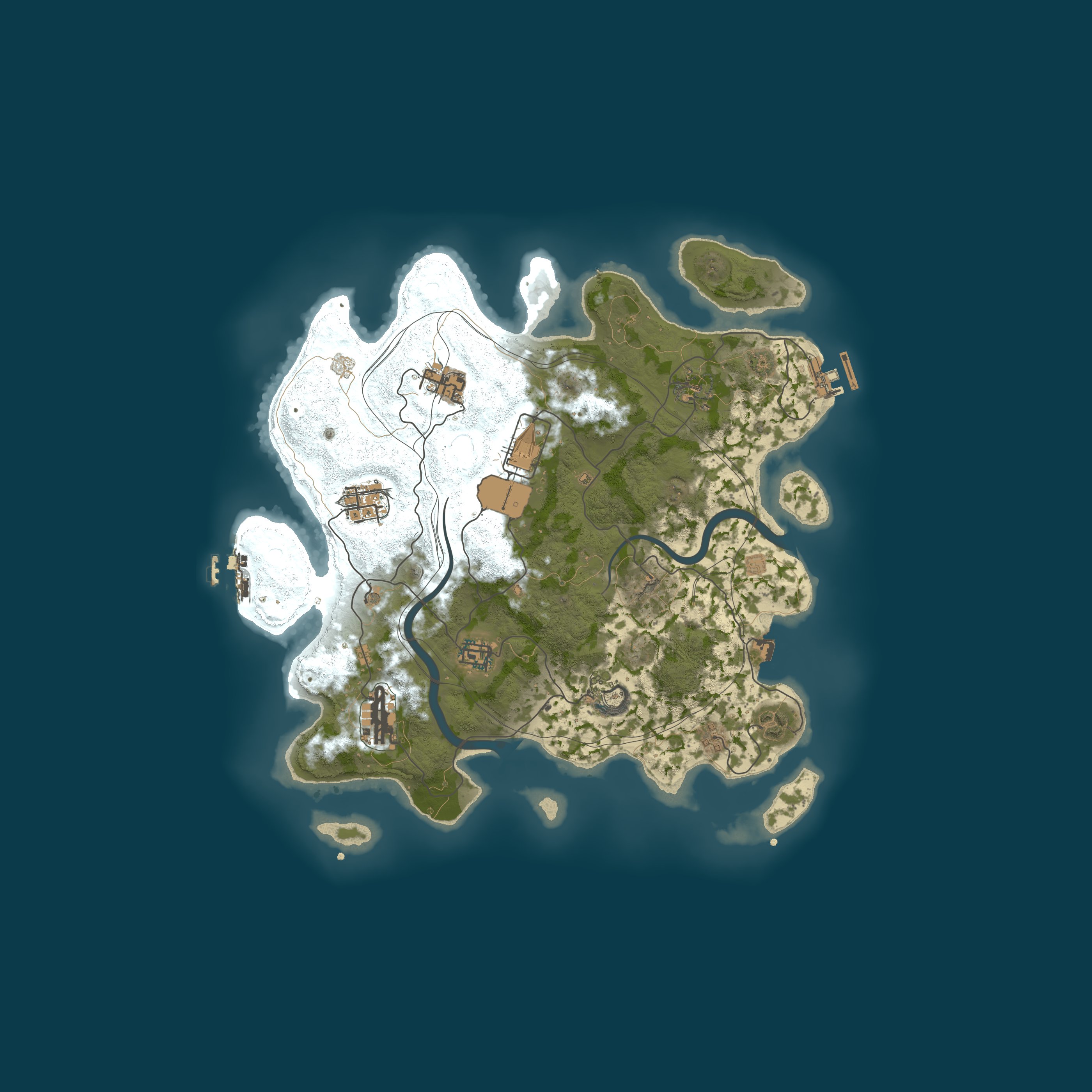 Rust map 3600/1337