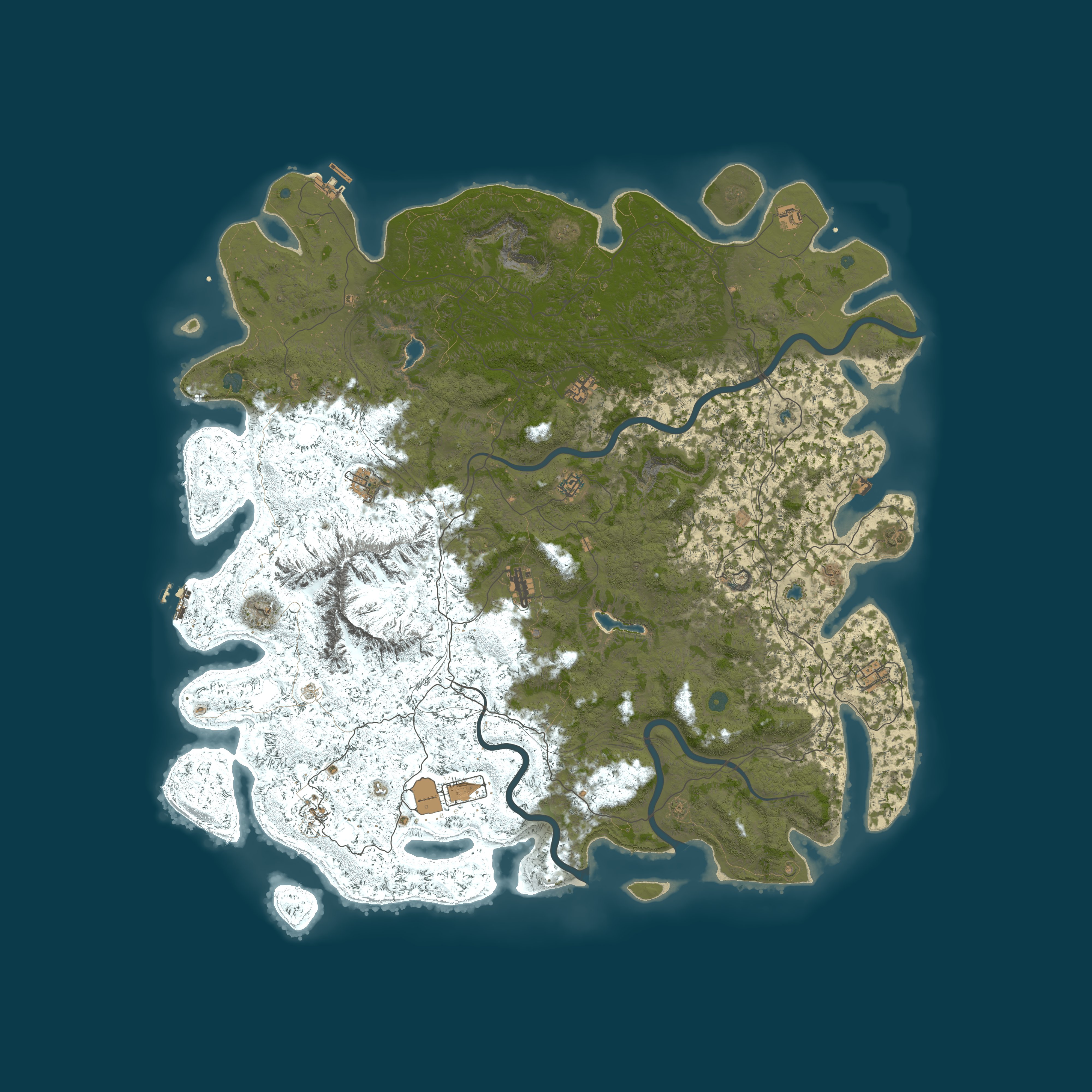 Map for Fade RUST x2 | Для новичков | Wipe 22.08