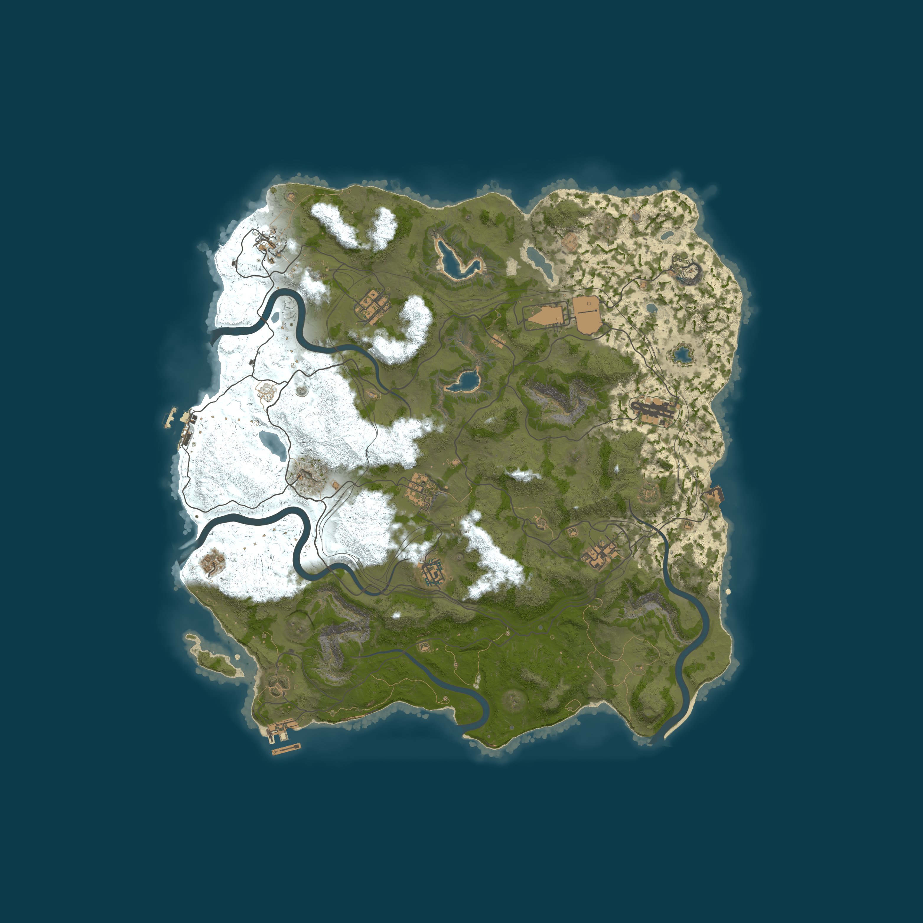 Map for Reddit.com/r/PlayRust - EU Monthly