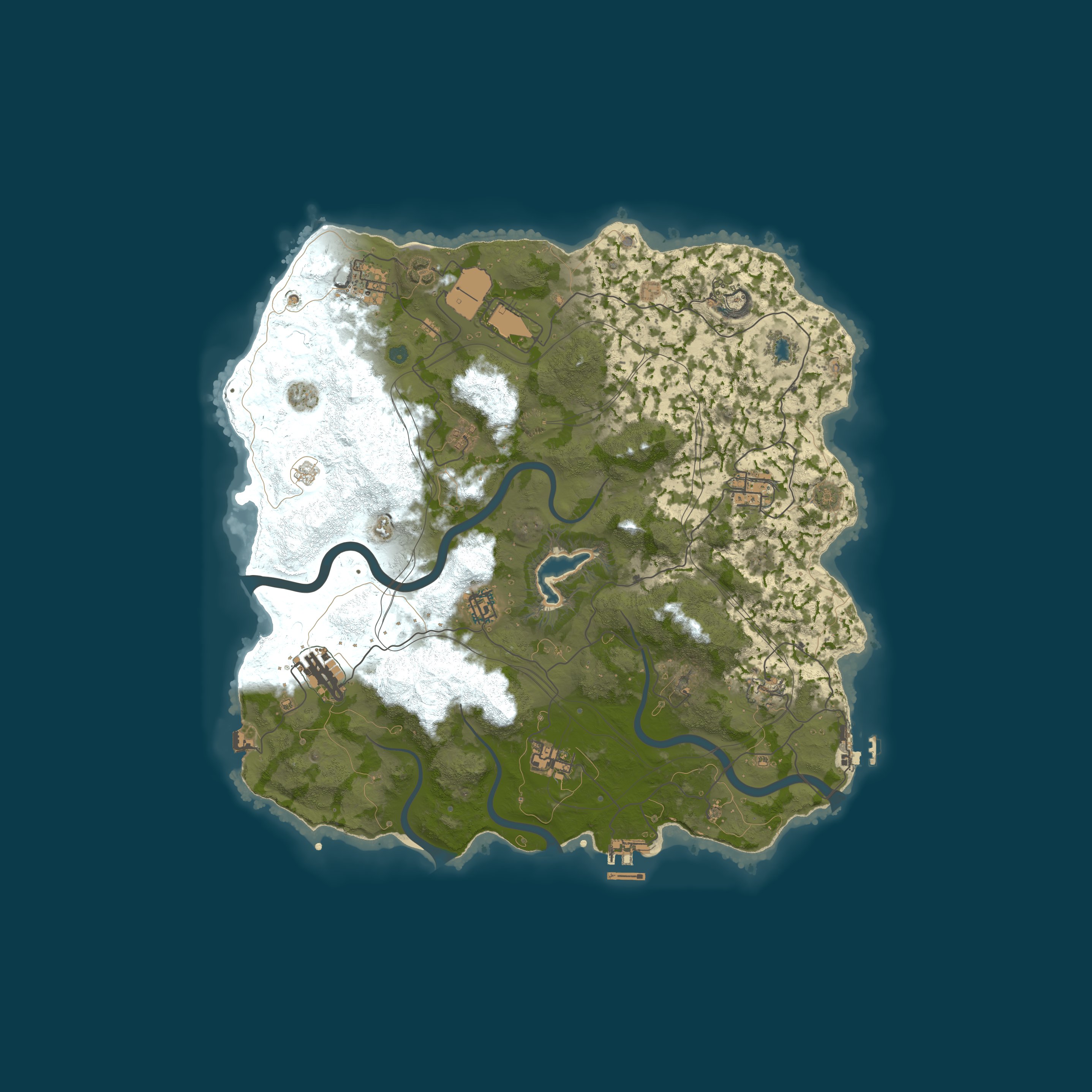 Map for RustForNoobs.com | Solo/Duo | Monthly EU