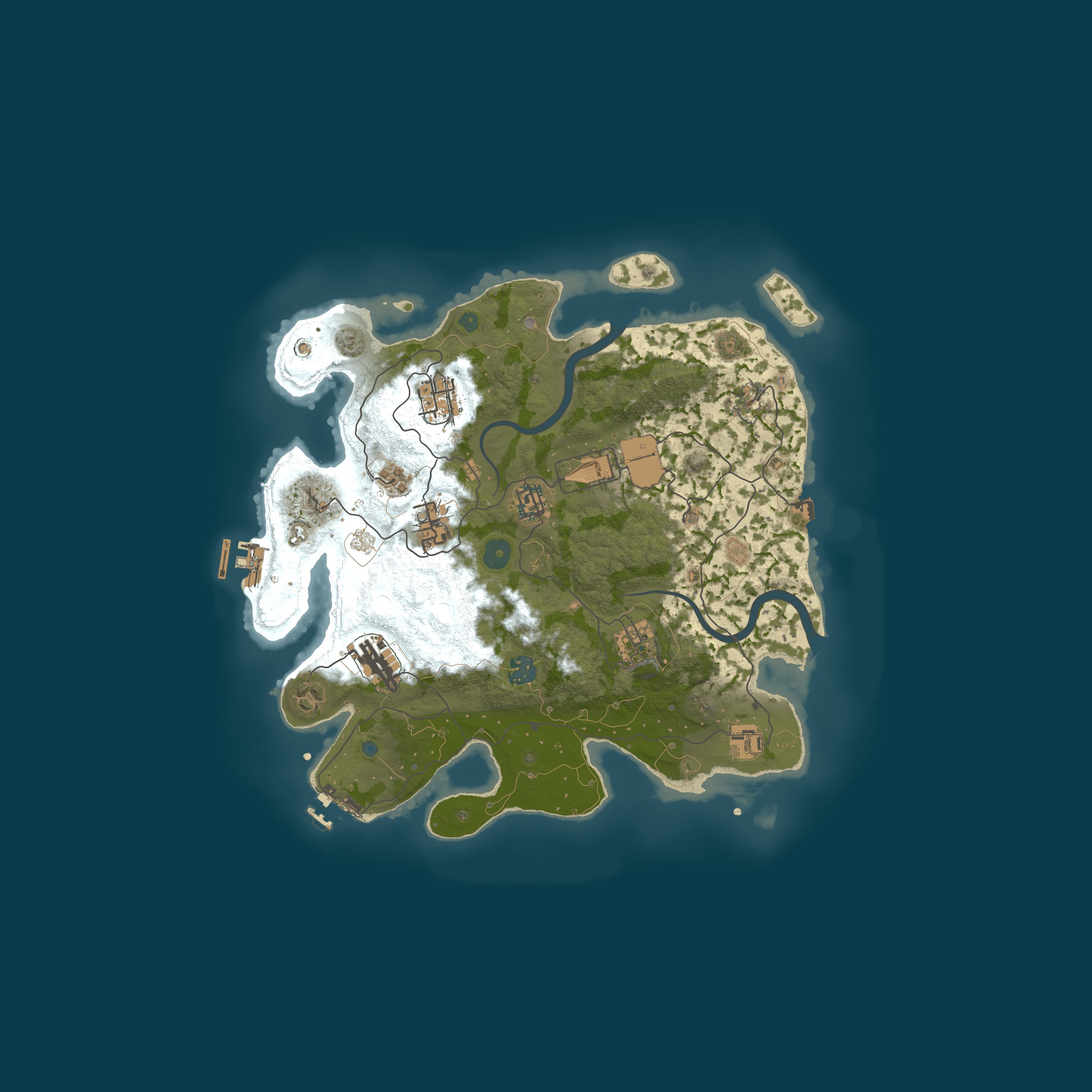 Rust map 3500/101844993