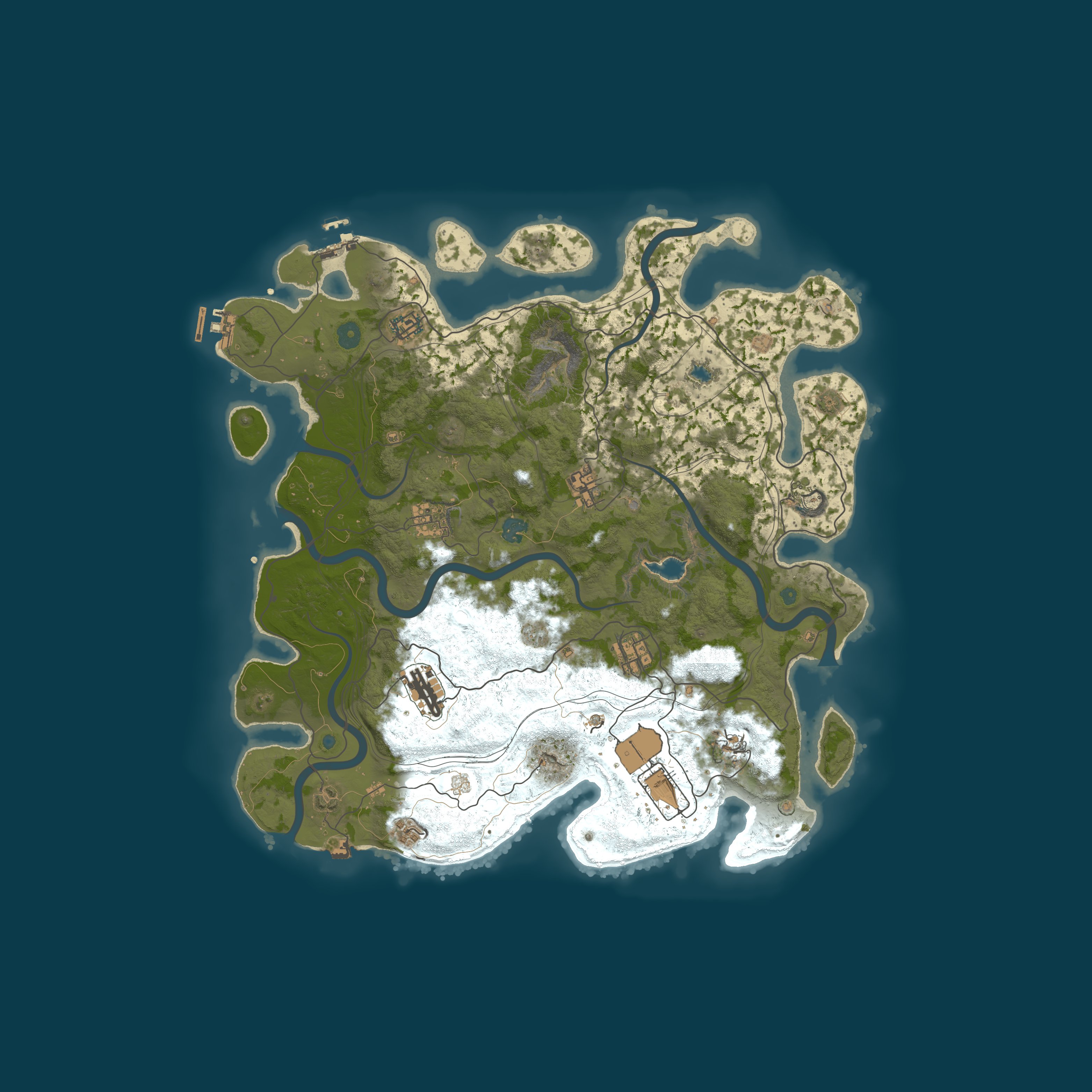 Map for 404 RUST 2Х/ ДЛЯ НОВИЧКОВ/ РОССИЙСКИЙ 12.