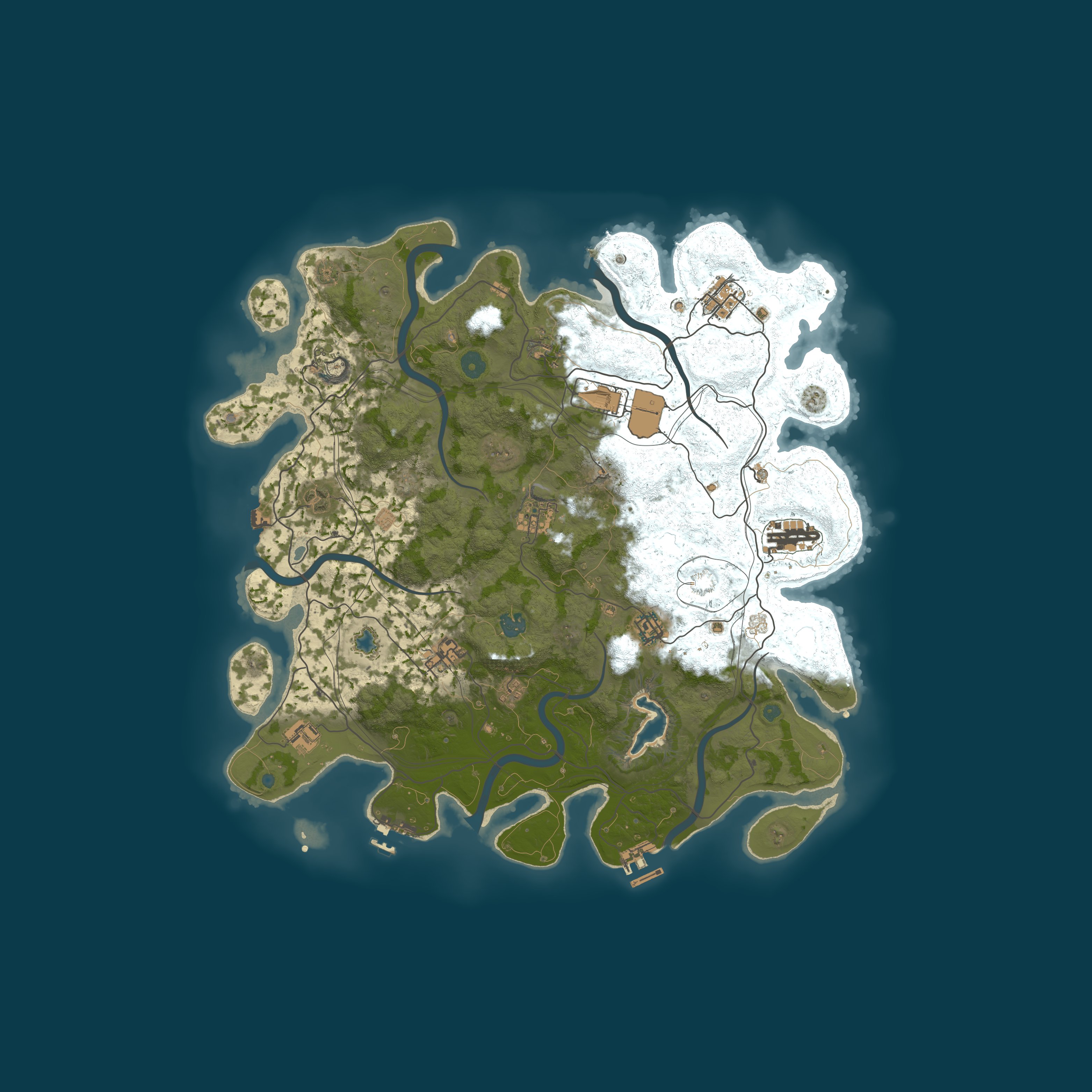 Map for ДЛЯ НОВИЧКОВ. KING RUST