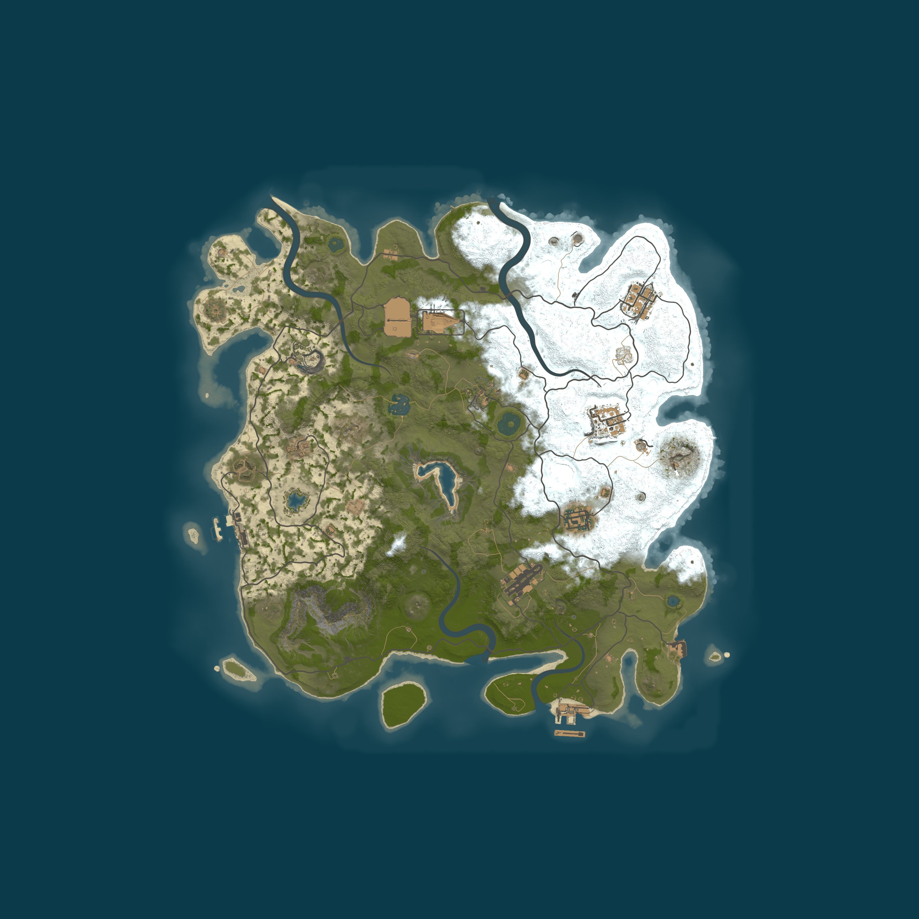 Map for DOOM RUST X3