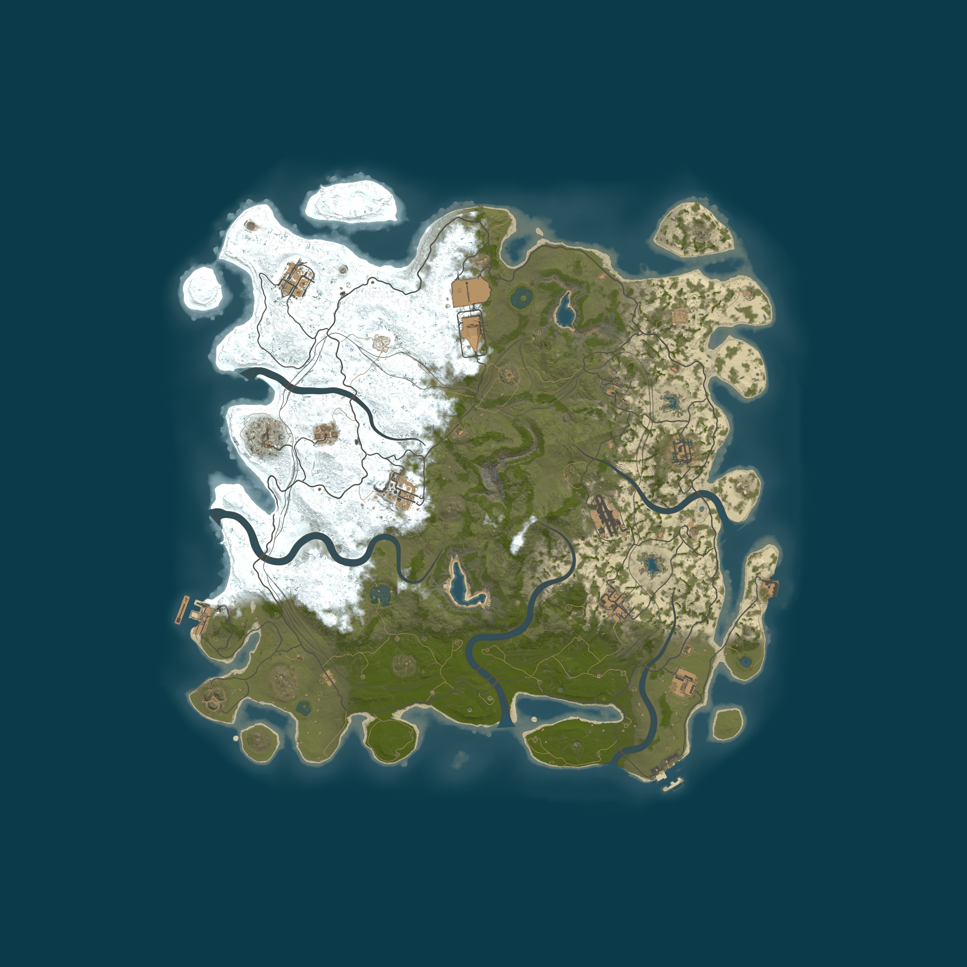 Procedural Map, size 4500, seed 408019925