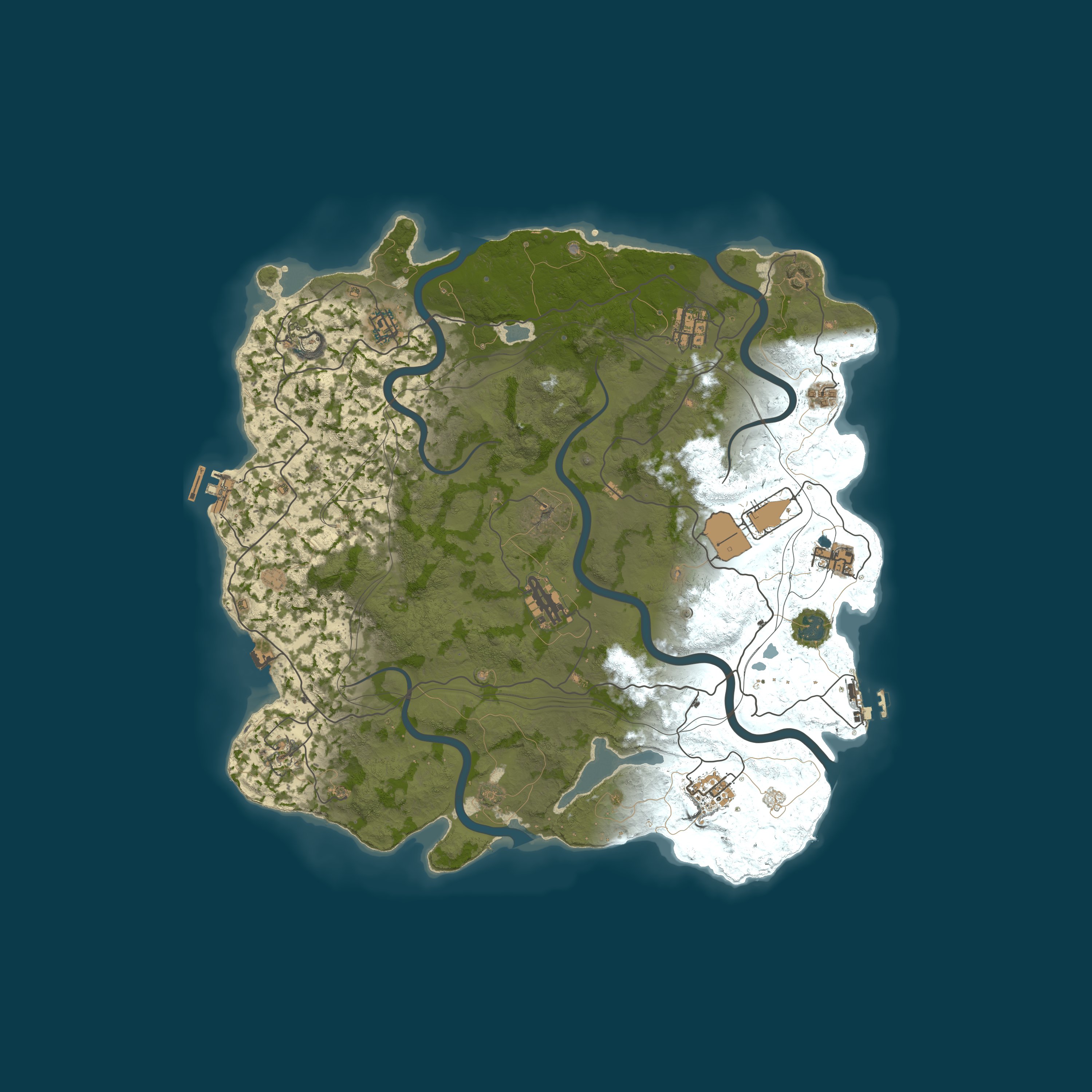 Карта сервера